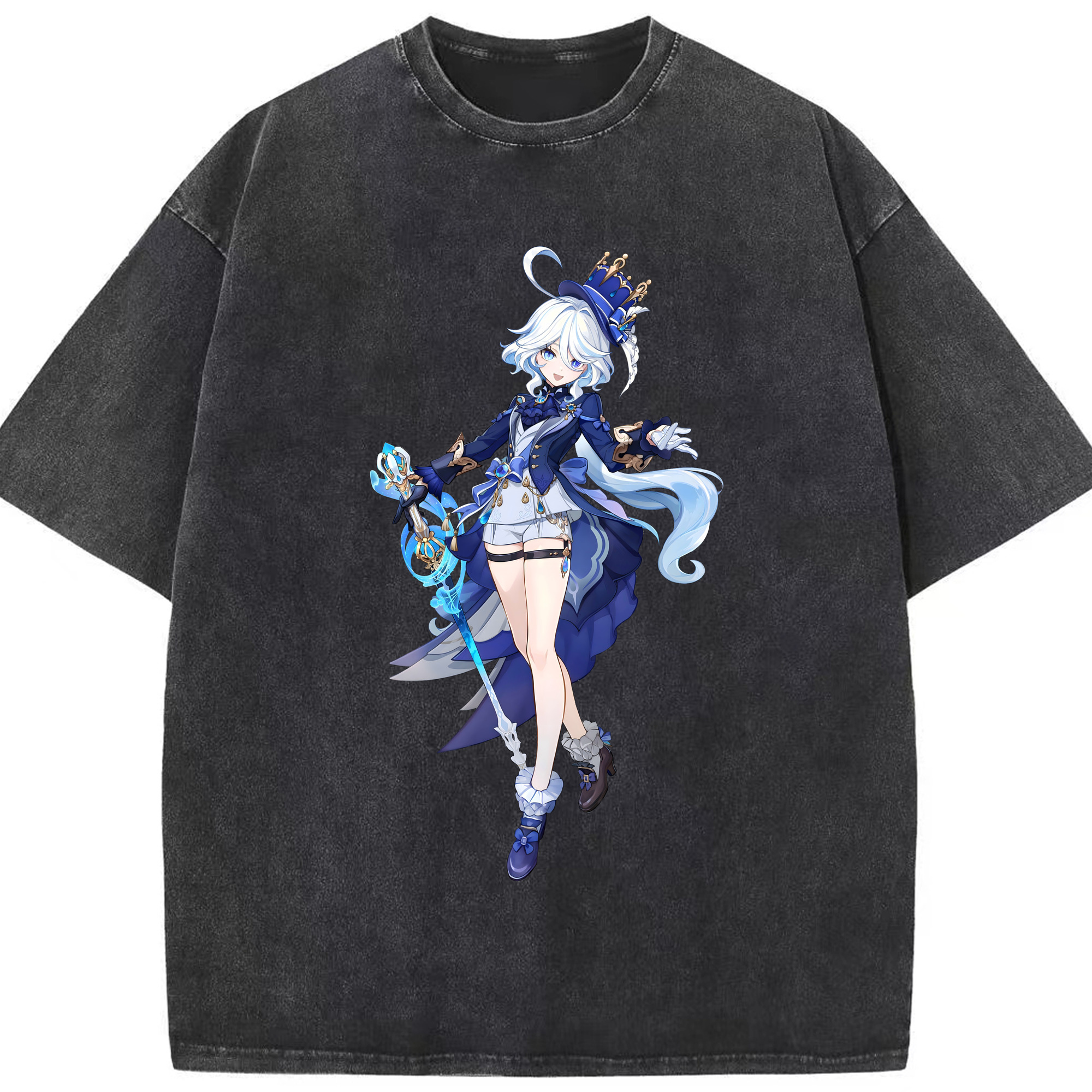 （画像用） ちいかわ ちいかわ Chii-kawa chiikawa 綿100% ヴィンテージ風 半袖Tシャツ（フロントプリント）