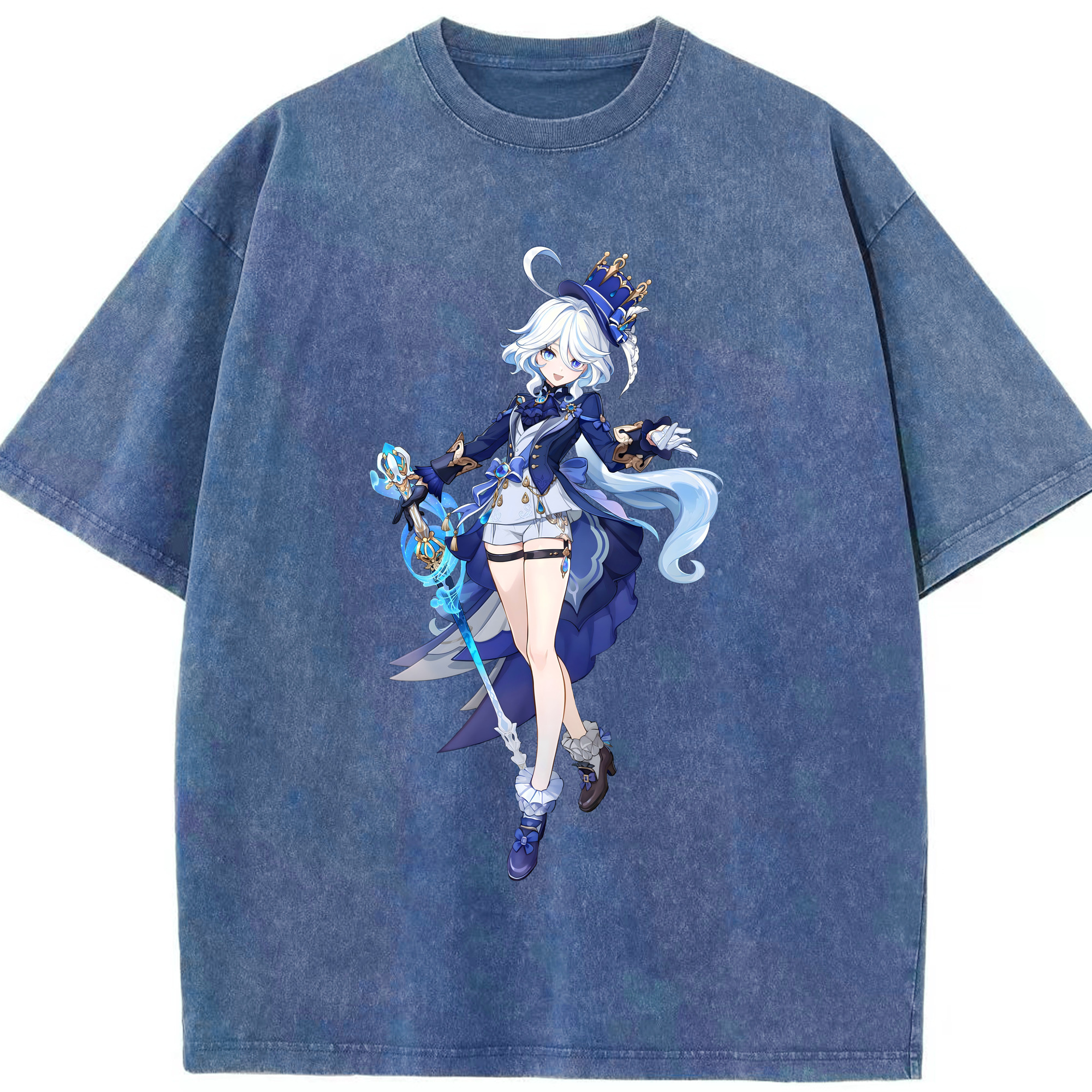 （画像用） ちいかわ ちいかわ Chii-kawa chiikawa 綿100% ヴィンテージ風 半袖Tシャツ（フロントプリント）