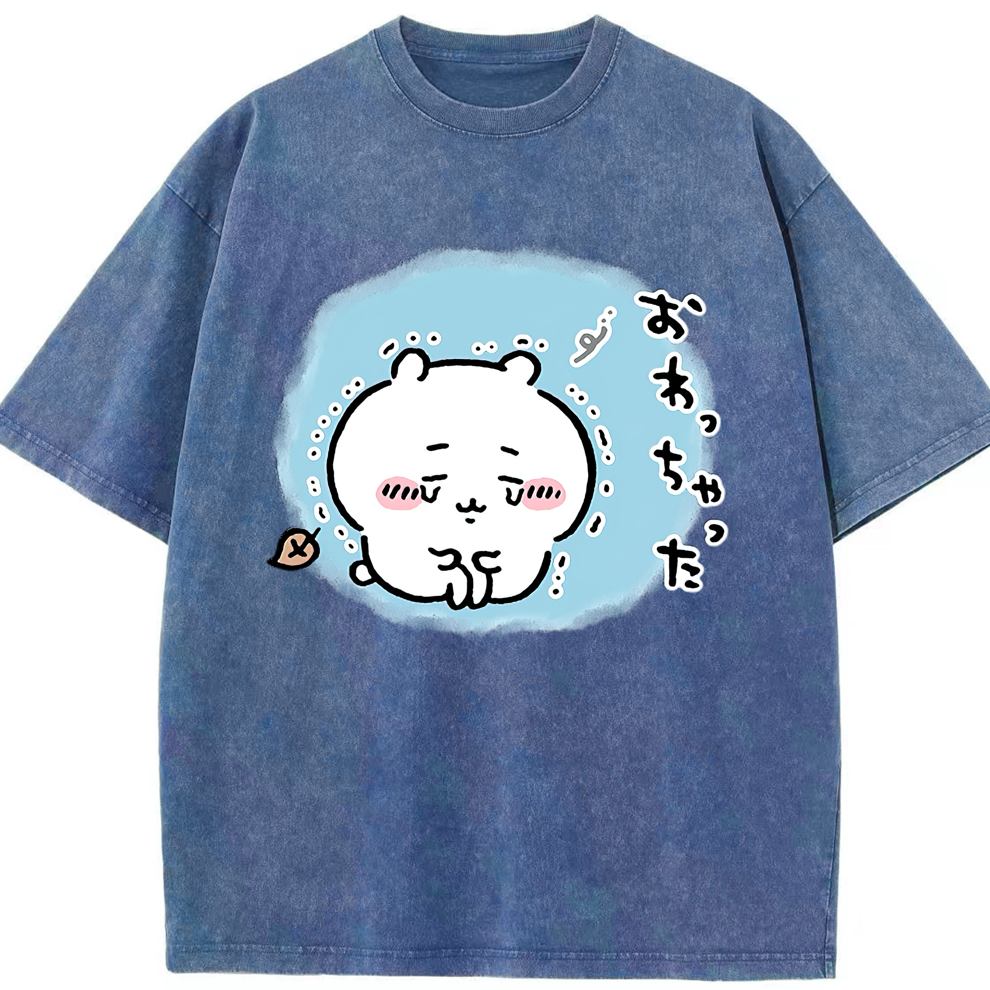 （画像用） ちいかわ ちいかわ Chii-kawa chiikawa 綿100% ヴィンテージ風 半袖Tシャツ（フロントプリント）