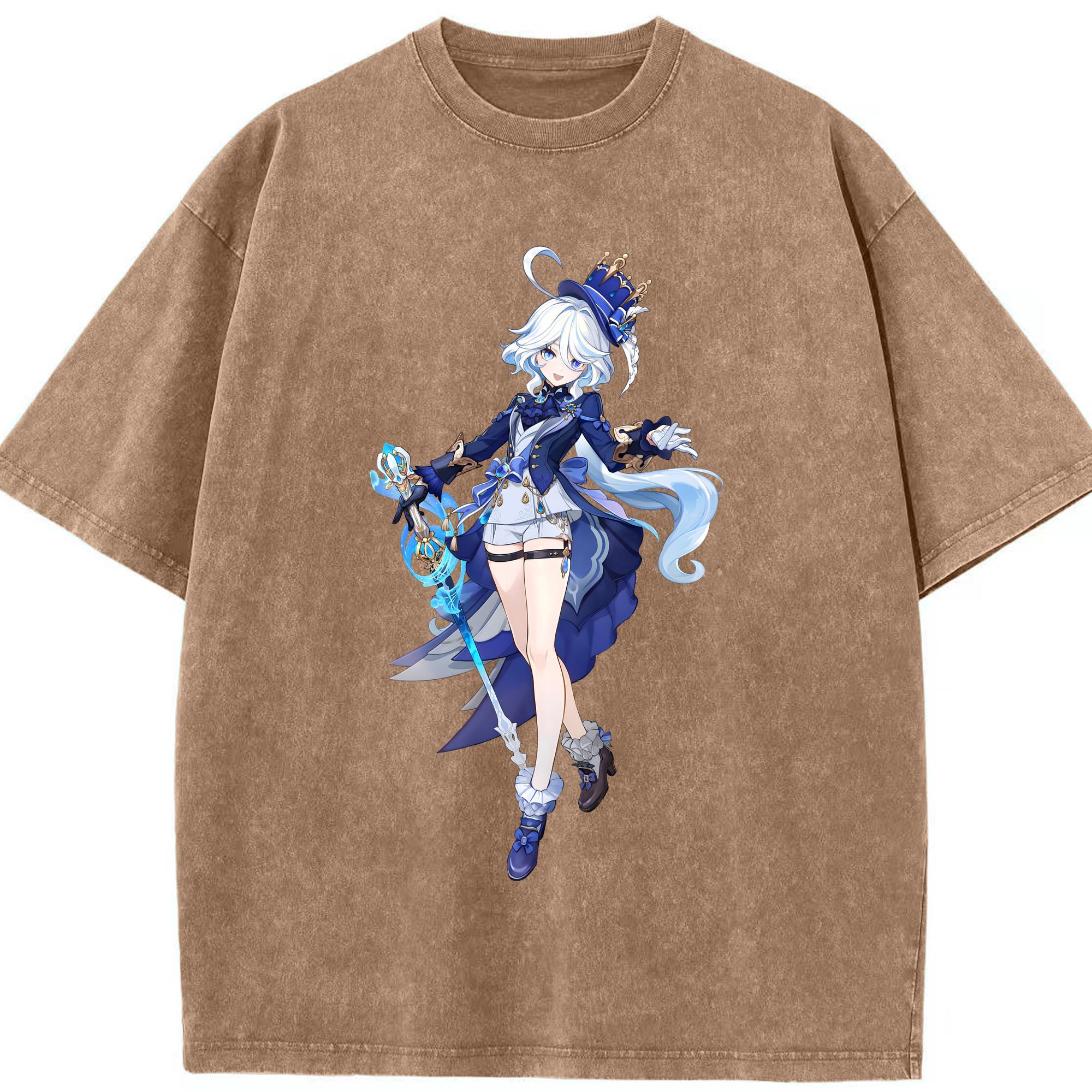 （画像用） ちいかわ ちいかわ Chii-kawa chiikawa 綿100% ヴィンテージ風 半袖Tシャツ（フロントプリント）