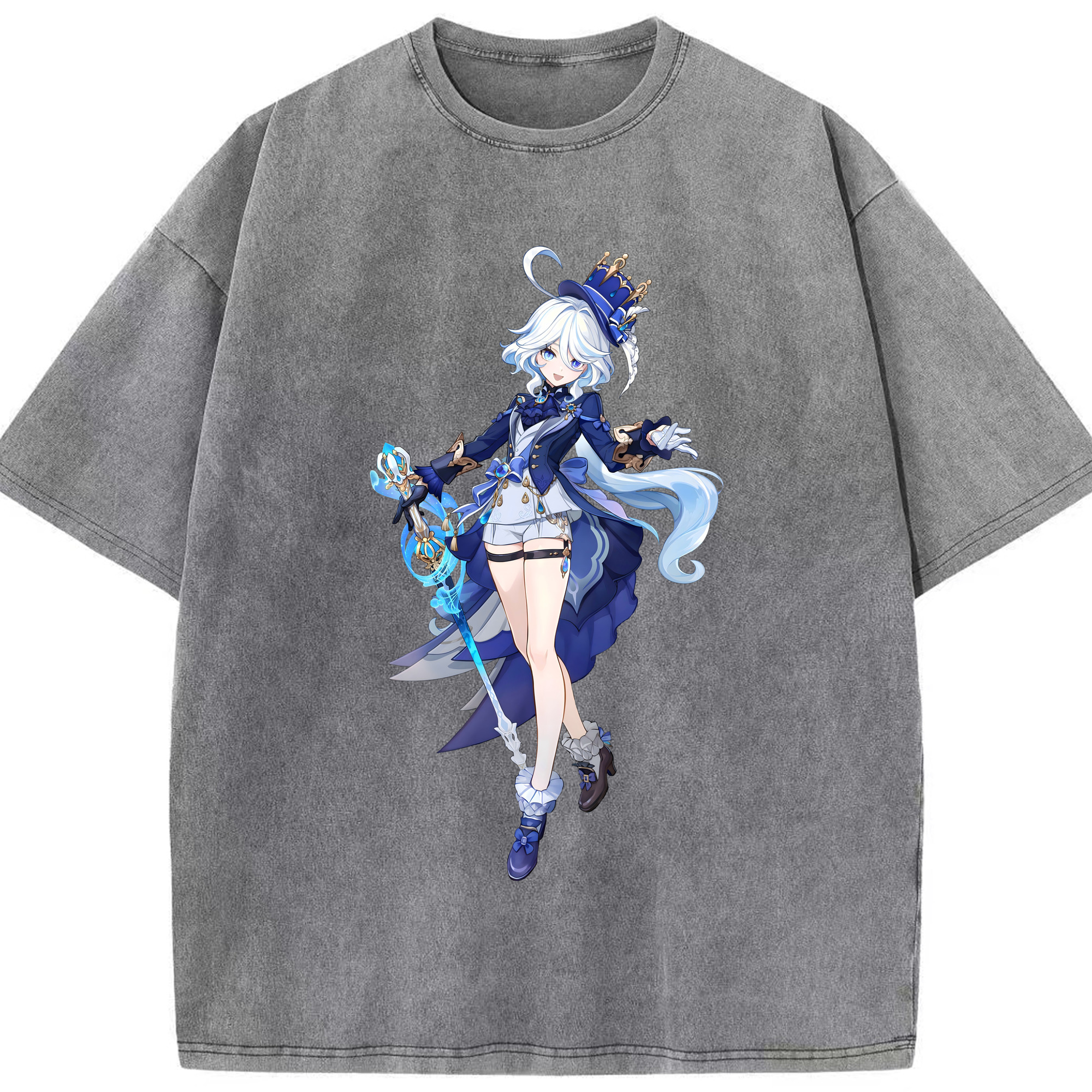 （画像用） ちいかわ ちいかわ Chii-kawa chiikawa 綿100% ヴィンテージ風 半袖Tシャツ（フロントプリント）
