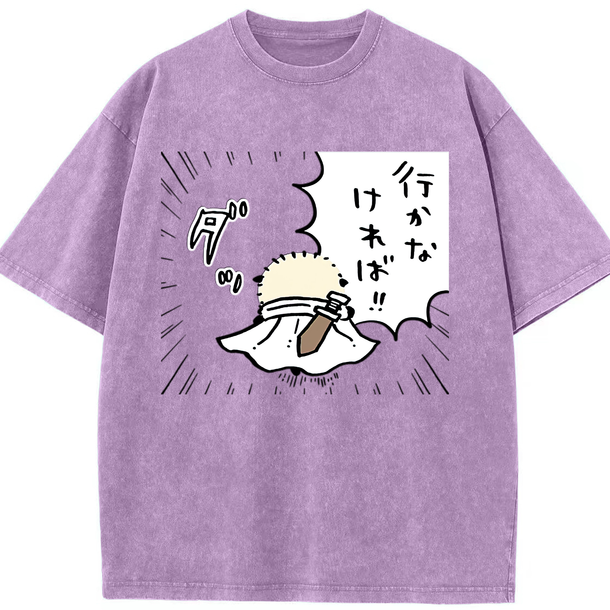 （画像用） ちいかわ ラッコ Chii-kawa Sea otter 綿100% ヴィンテージ風 半袖Tシャツ（フロントプリント）