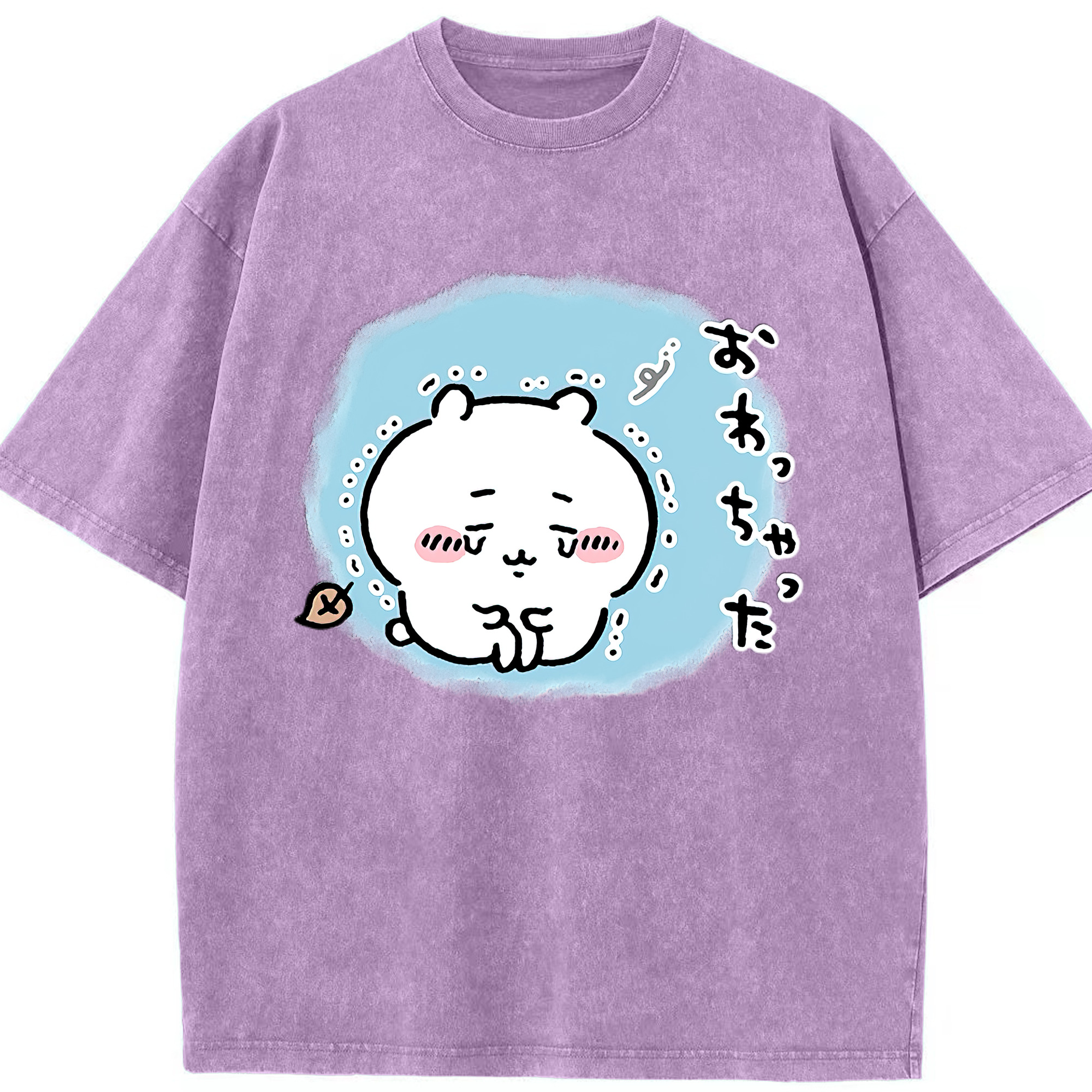 （画像用） ちいかわ ちいかわ Chii-kawa chiikawa 綿100% ヴィンテージ風 半袖Tシャツ（フロントプリント）