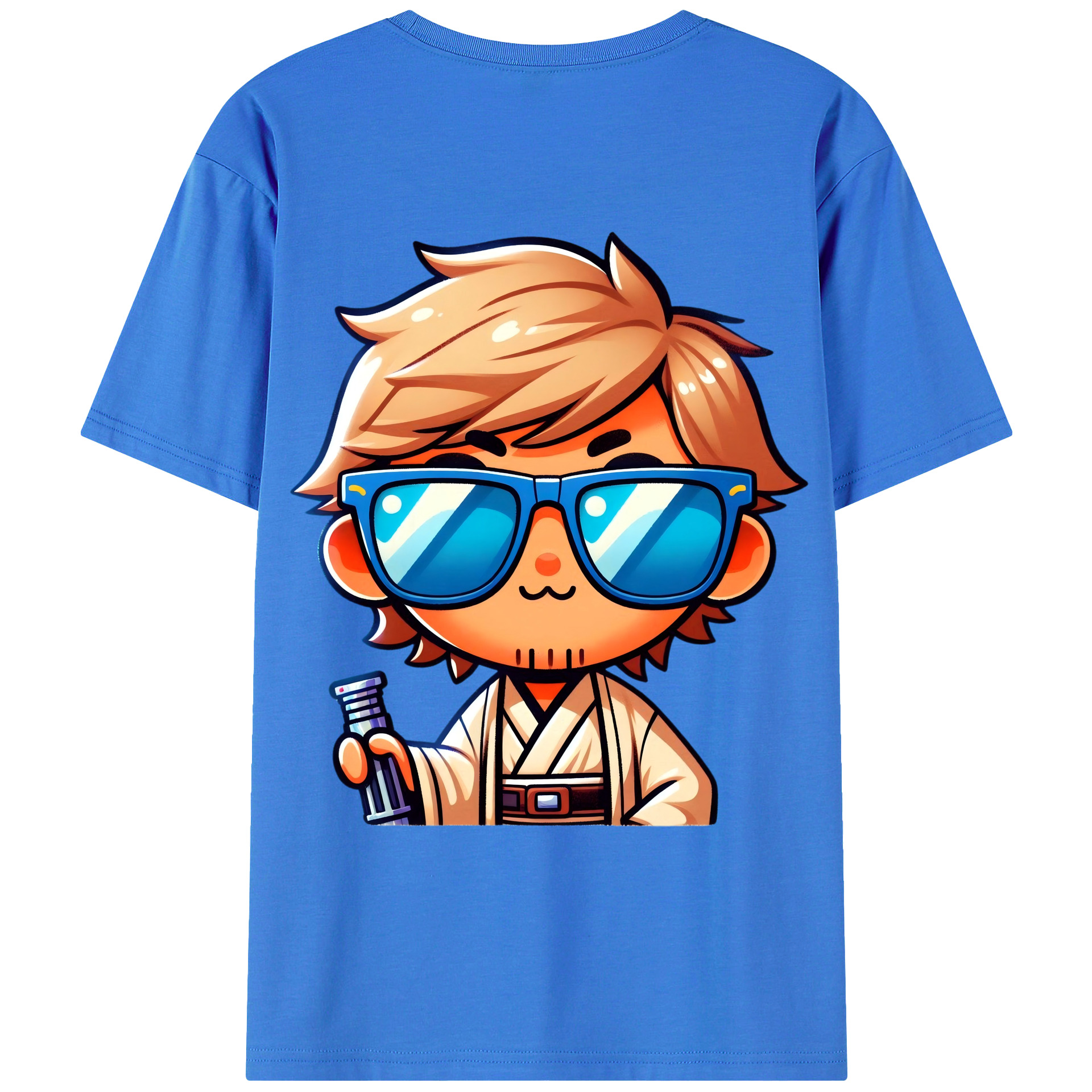 （画像用） ちいかわ うさぎ Chii-kawa usagi 綿100％ メンズ半袖Tシャツ（バックプリント） 通気性