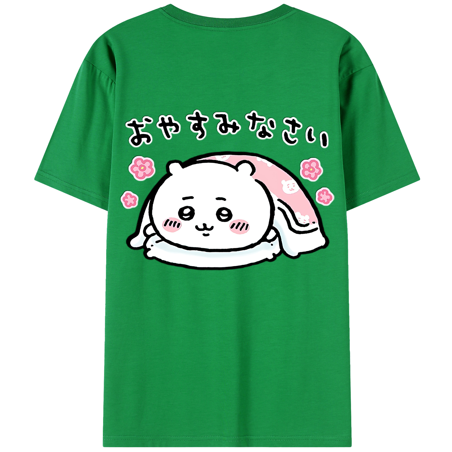 （画像用） ちいかわ ちいかわ Chii-kawa chiikawa 綿100％ メンズ半袖Tシャツ（バックプリント） 通気性
