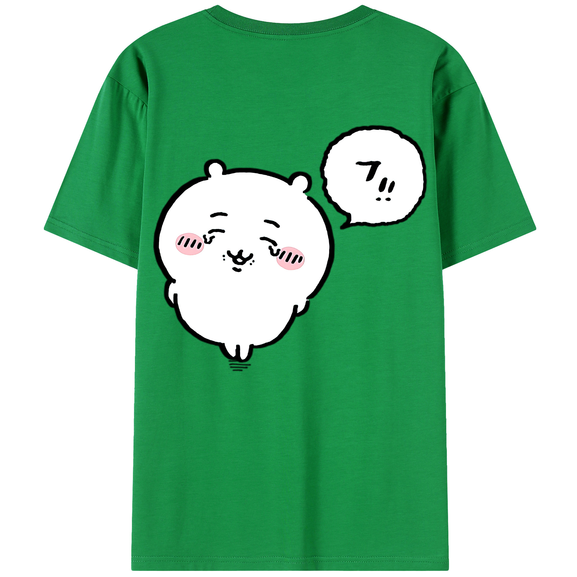 （画像用） ちいかわ ちいかわ Chii-kawa chiikawa 綿100％ メンズ半袖Tシャツ（バックプリント） 通気性
