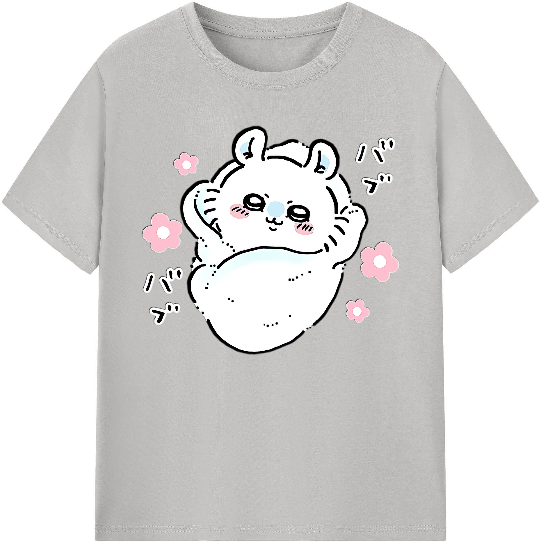 （画像用） ちいかわ モモンガ Chii-kawa Momonga 綿100％ メンズ半袖Tシャツ｜肌触りやわらか＆通気性