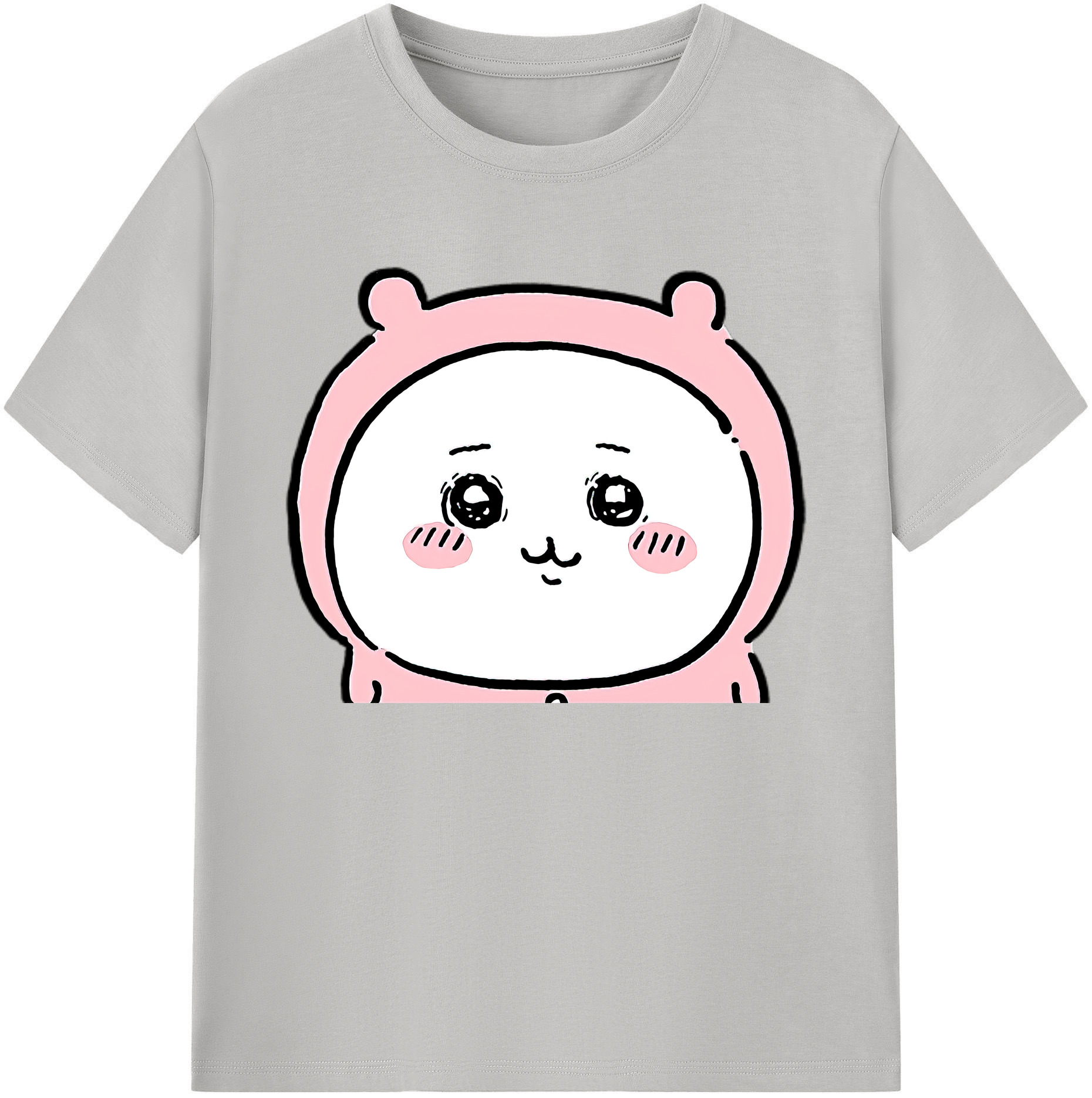 （画像用） ちいかわ ちいかわ Chii-kawa chiikawa 綿100％ メンズ半袖Tシャツ｜肌触りやわらか＆通気性