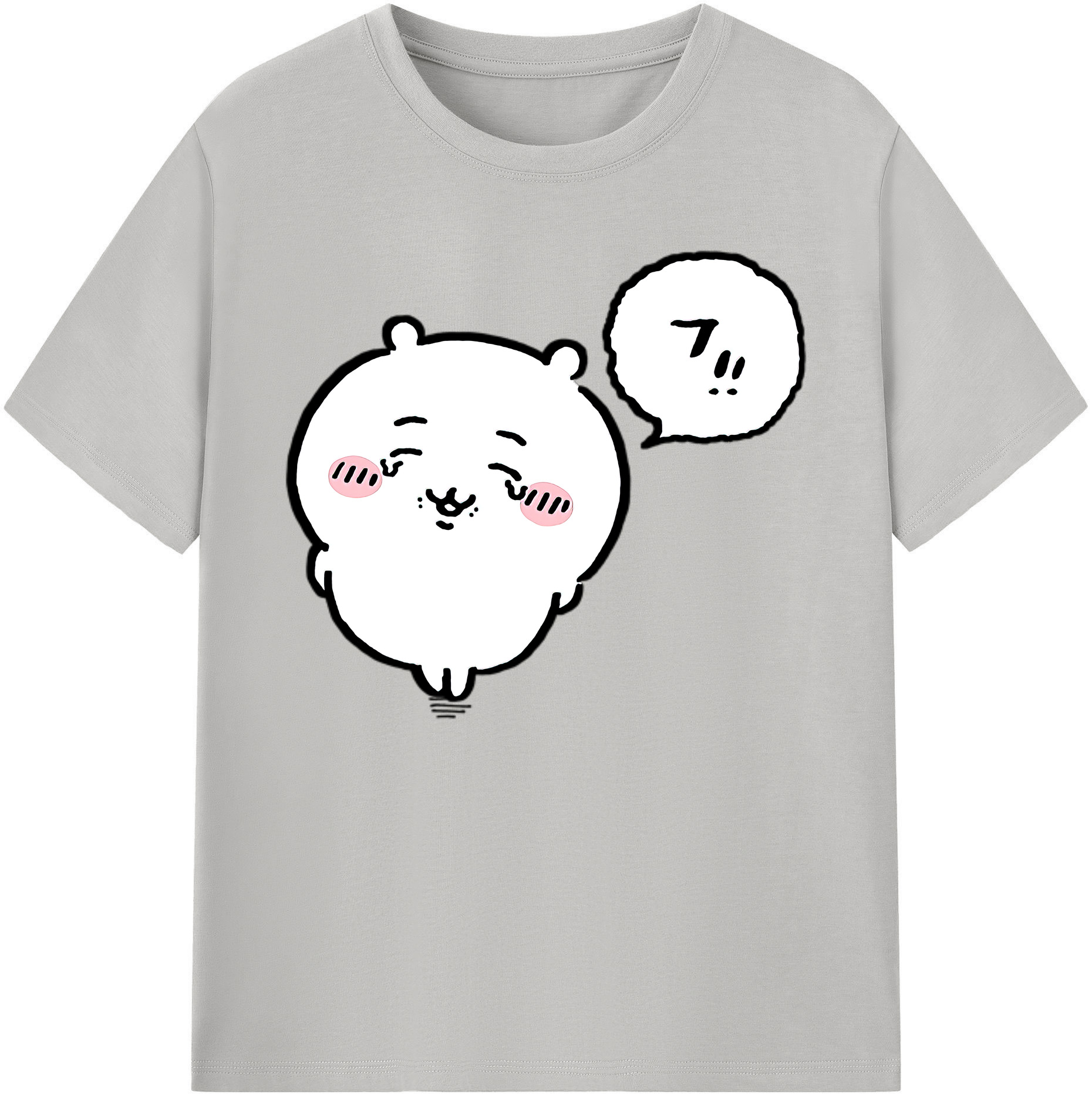 （画像用） ちいかわ ちいかわ Chii-kawa chiikawa 綿100％ メンズ半袖Tシャツ｜肌触りやわらか＆通気性
