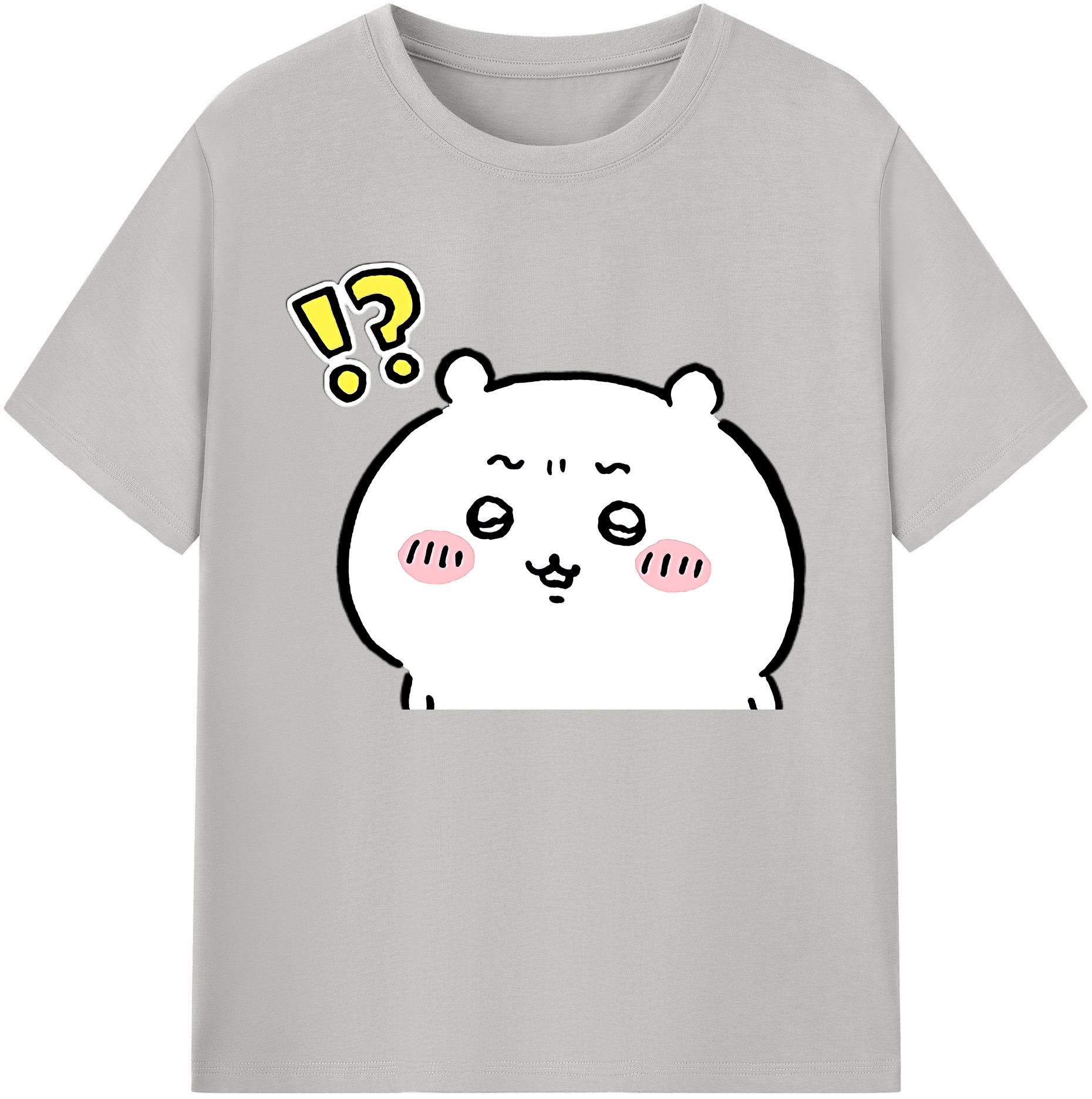 （画像用） ちいかわ ちいかわ Chii-kawa chiikawa 綿100％ メンズ半袖Tシャツ｜肌触りやわらか＆通気性
