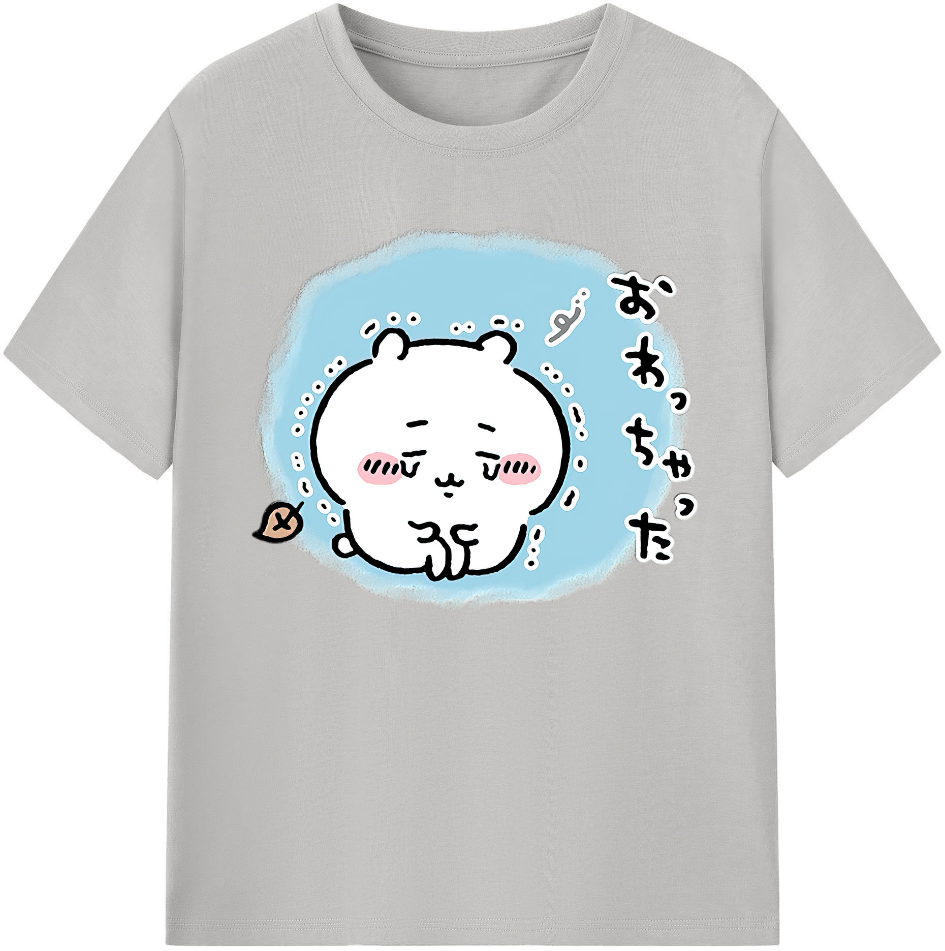 （画像用） ちいかわ ちいかわ Chii-kawa chiikawa 綿100％ メンズ半袖Tシャツ｜肌触りやわらか＆通気性
