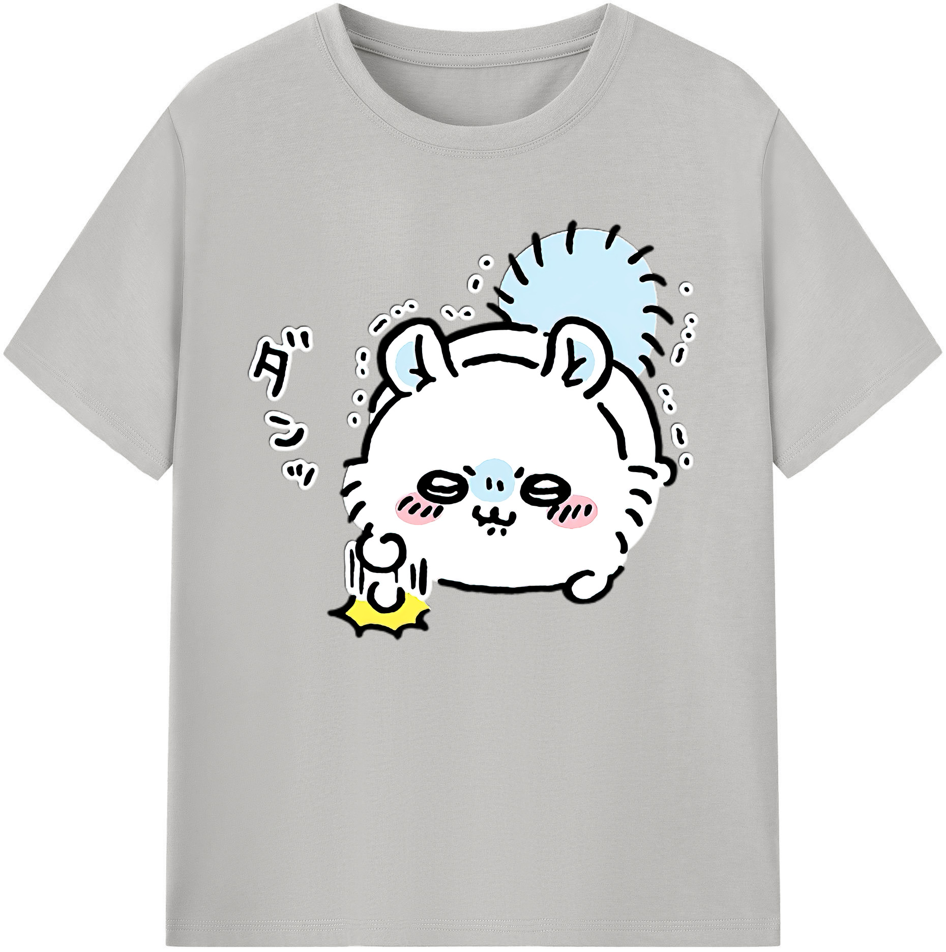 （画像用） ちいかわ モモンガ Chii-kawa Momonga 綿100％ メンズ半袖Tシャツ｜肌触りやわらか＆通気性