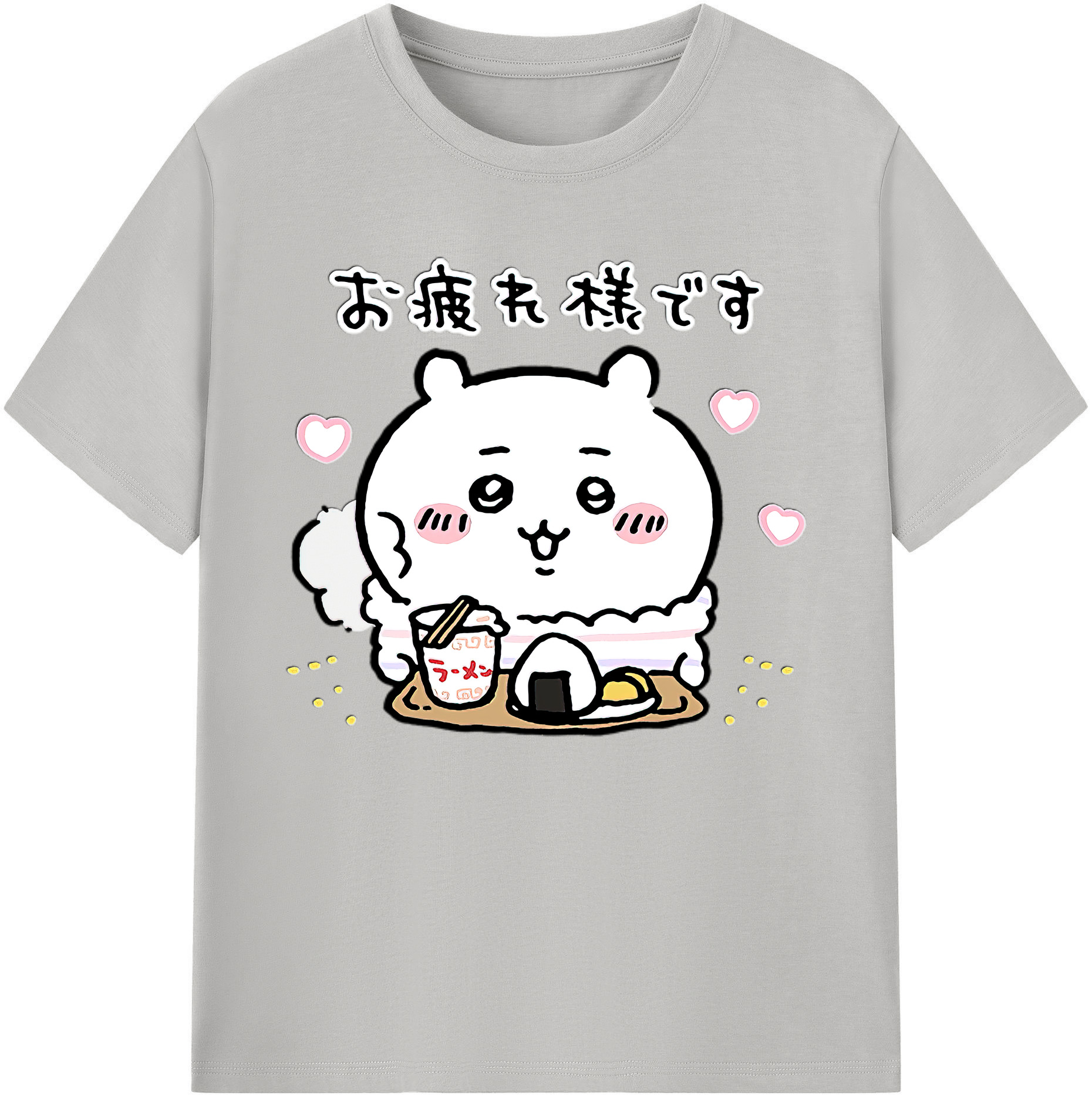 （画像用） ちいかわ ちいかわ Chii-kawa chiikawa 綿100％ メンズ半袖Tシャツ｜肌触りやわらか＆通気性