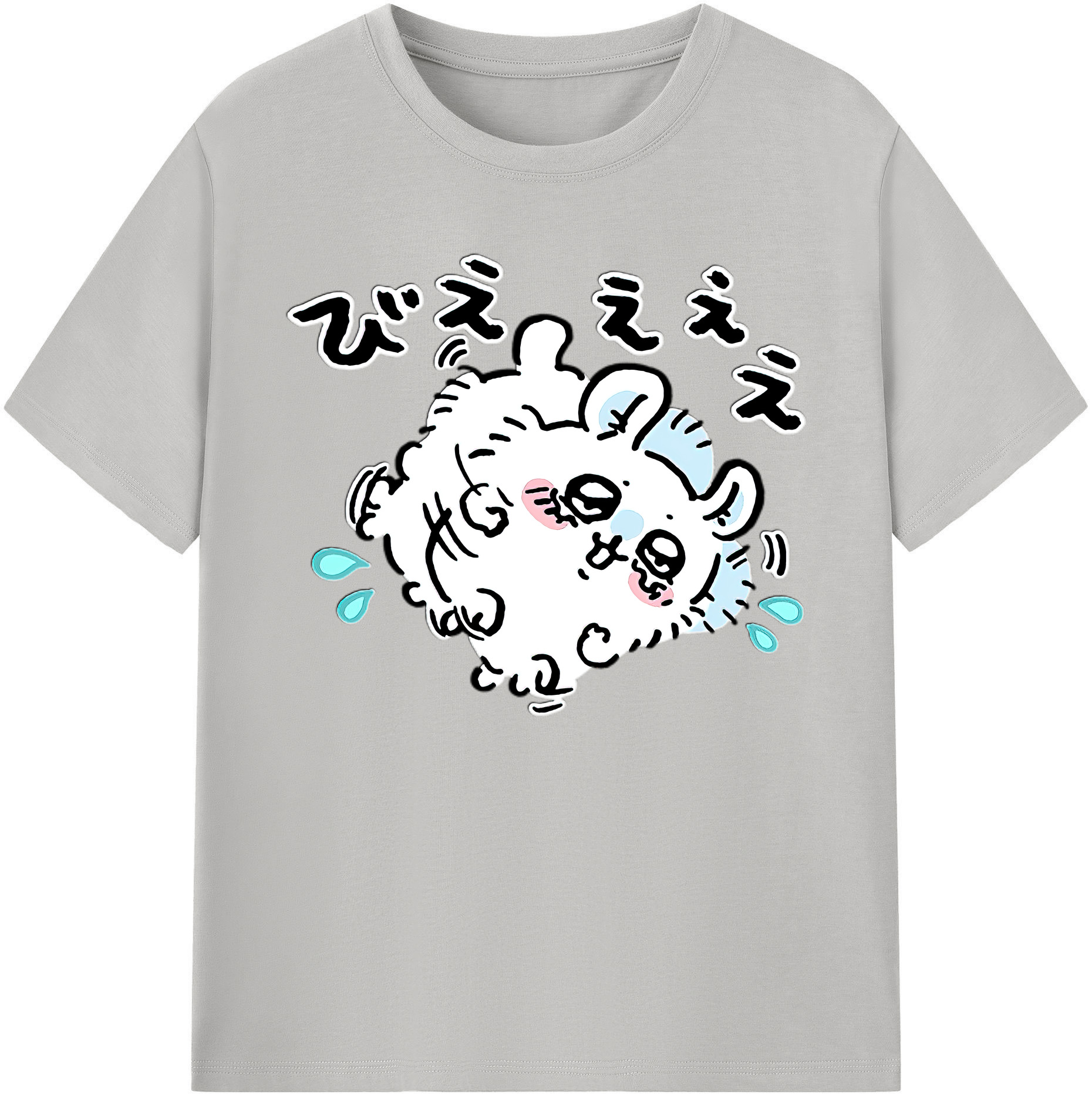 （画像用） ちいかわ モモンガ Chii-kawa Momonga 綿100％ メンズ半袖Tシャツ｜肌触りやわらか＆通気性