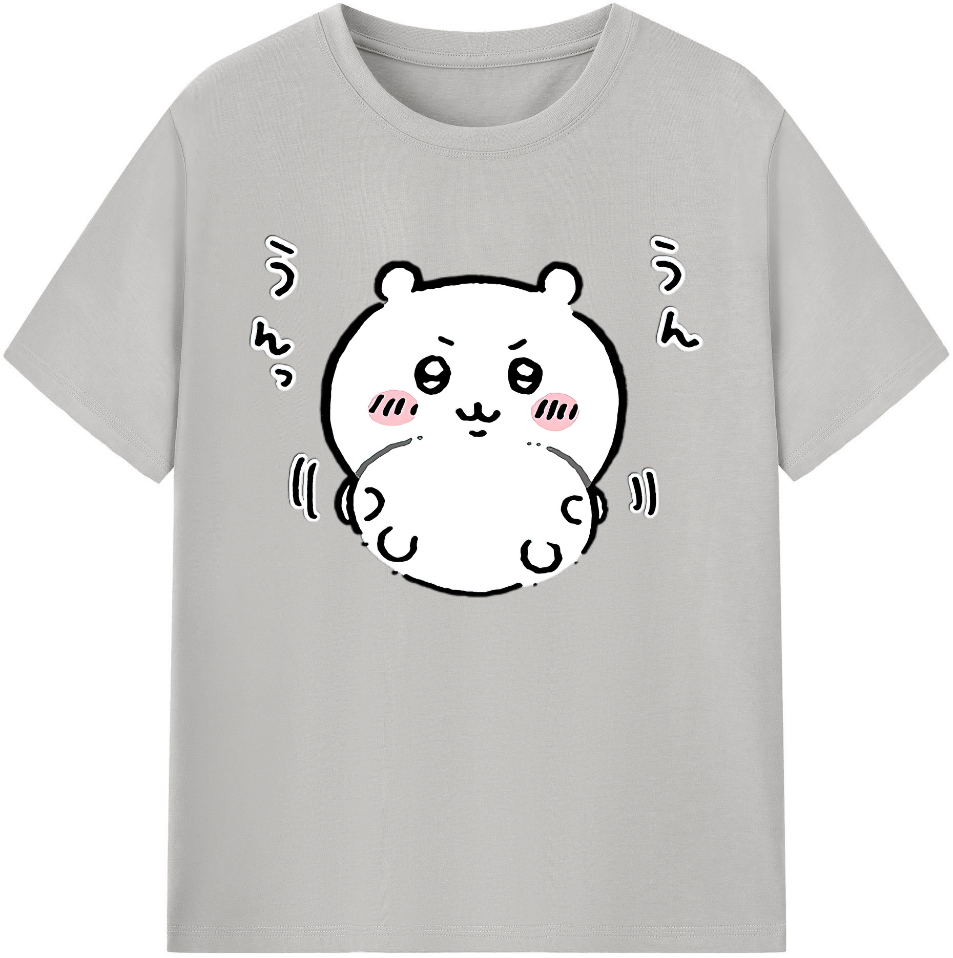 （画像用） ちいかわ ちいかわ Chii-kawa chiikawa 綿100％ メンズ半袖Tシャツ｜肌触りやわらか＆通気性