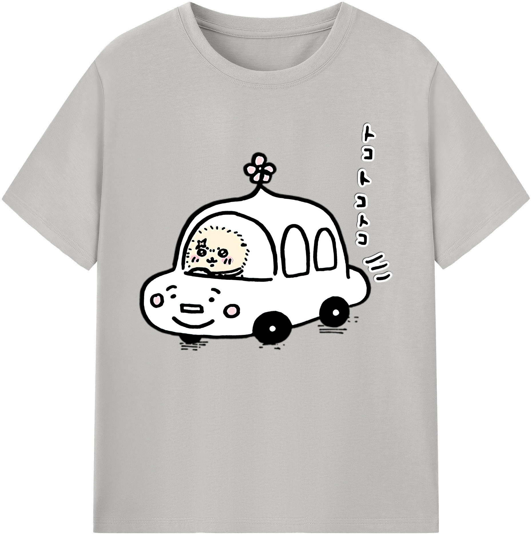 （画像用） ちいかわ ラッコ Chii-kawa Sea otter 綿100％ メンズ半袖Tシャツ｜肌触りやわらか＆通気性