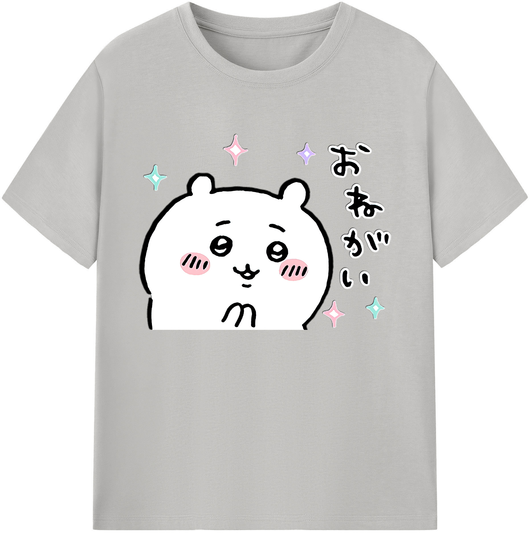 （画像用） ちいかわ ちいかわ Chii-kawa chiikawa 綿100％ メンズ半袖Tシャツ｜肌触りやわらか＆通気性