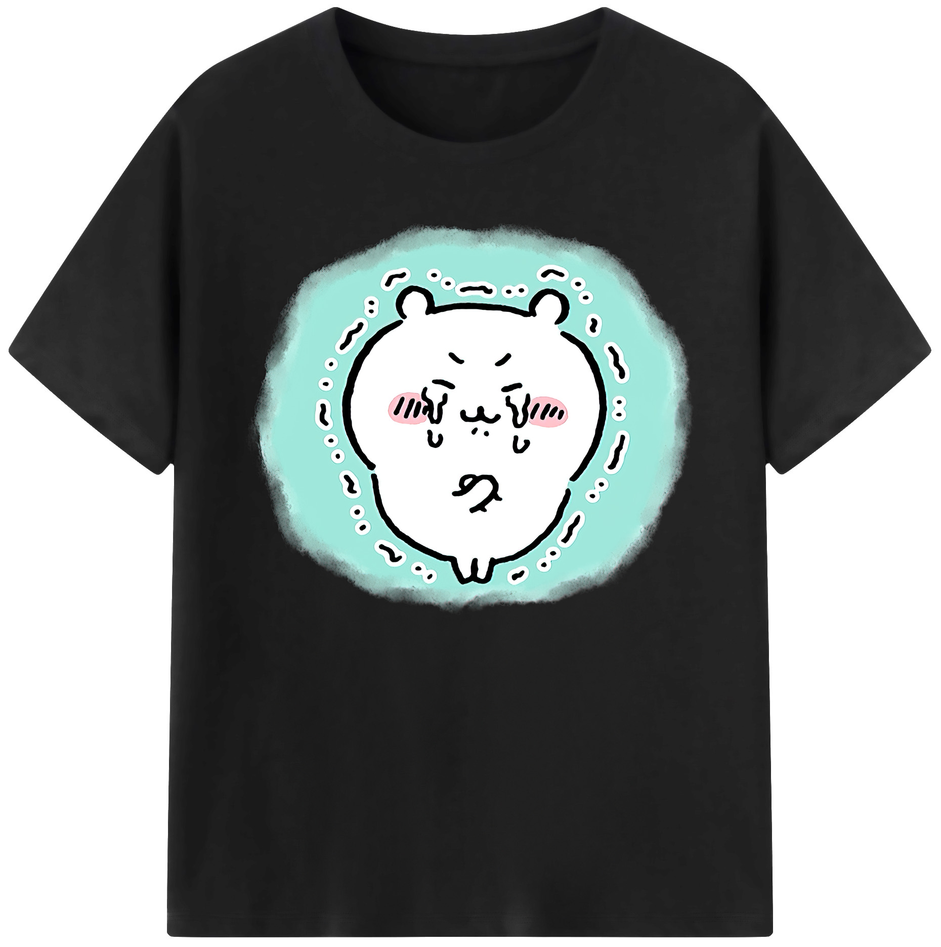 （画像用） ちいかわ ちいかわ Chii-kawa chiikawa 綿100％ メンズ半袖Tシャツ｜肌触りやわらか＆通気性