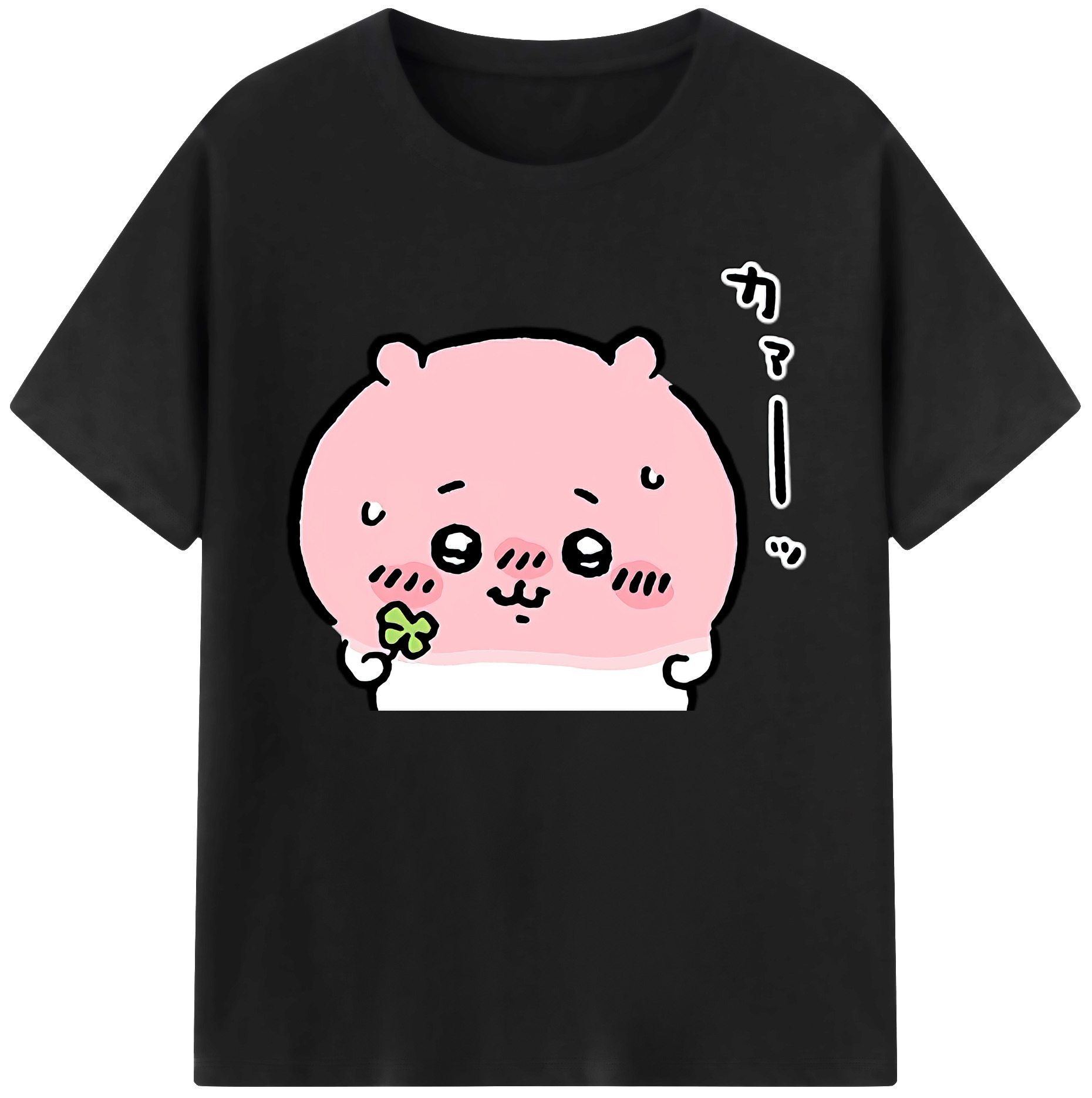 （画像用） ちいかわ ちいかわ Chii-kawa chiikawa 綿100％ メンズ半袖Tシャツ｜肌触りやわらか＆通気性