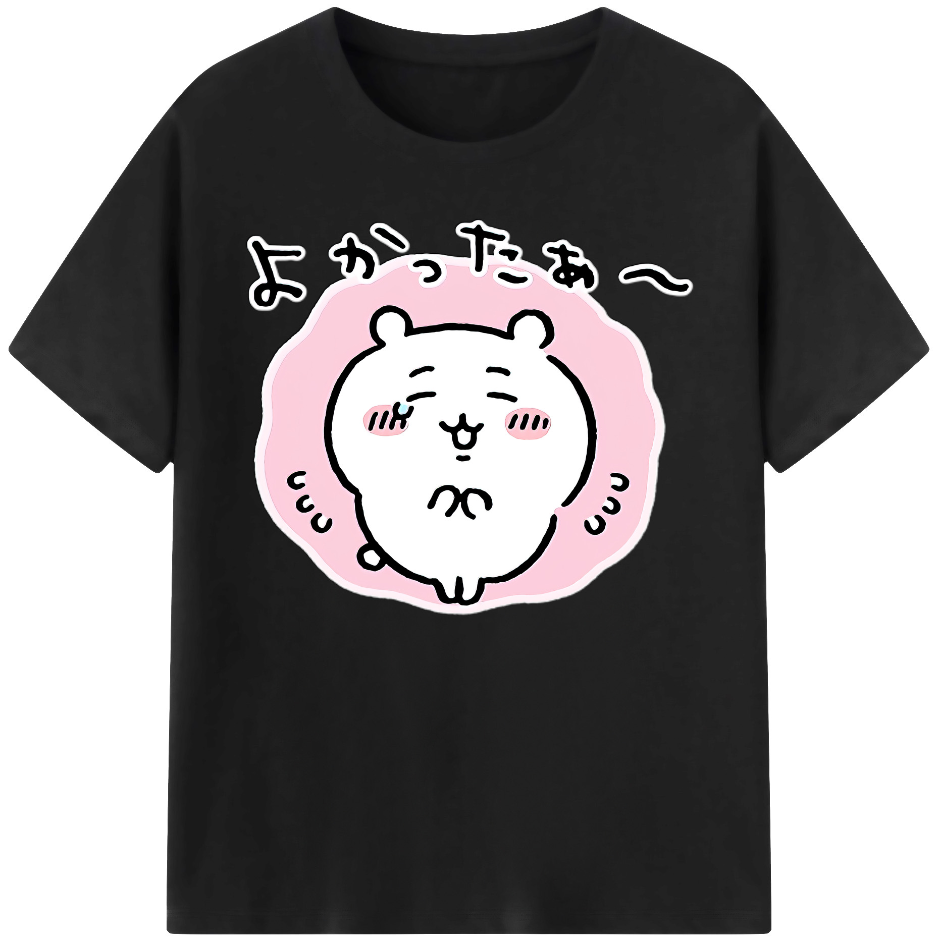 （画像用） ちいかわ ちいかわ Chii-kawa chiikawa 綿100％ メンズ半袖Tシャツ｜肌触りやわらか＆通気性