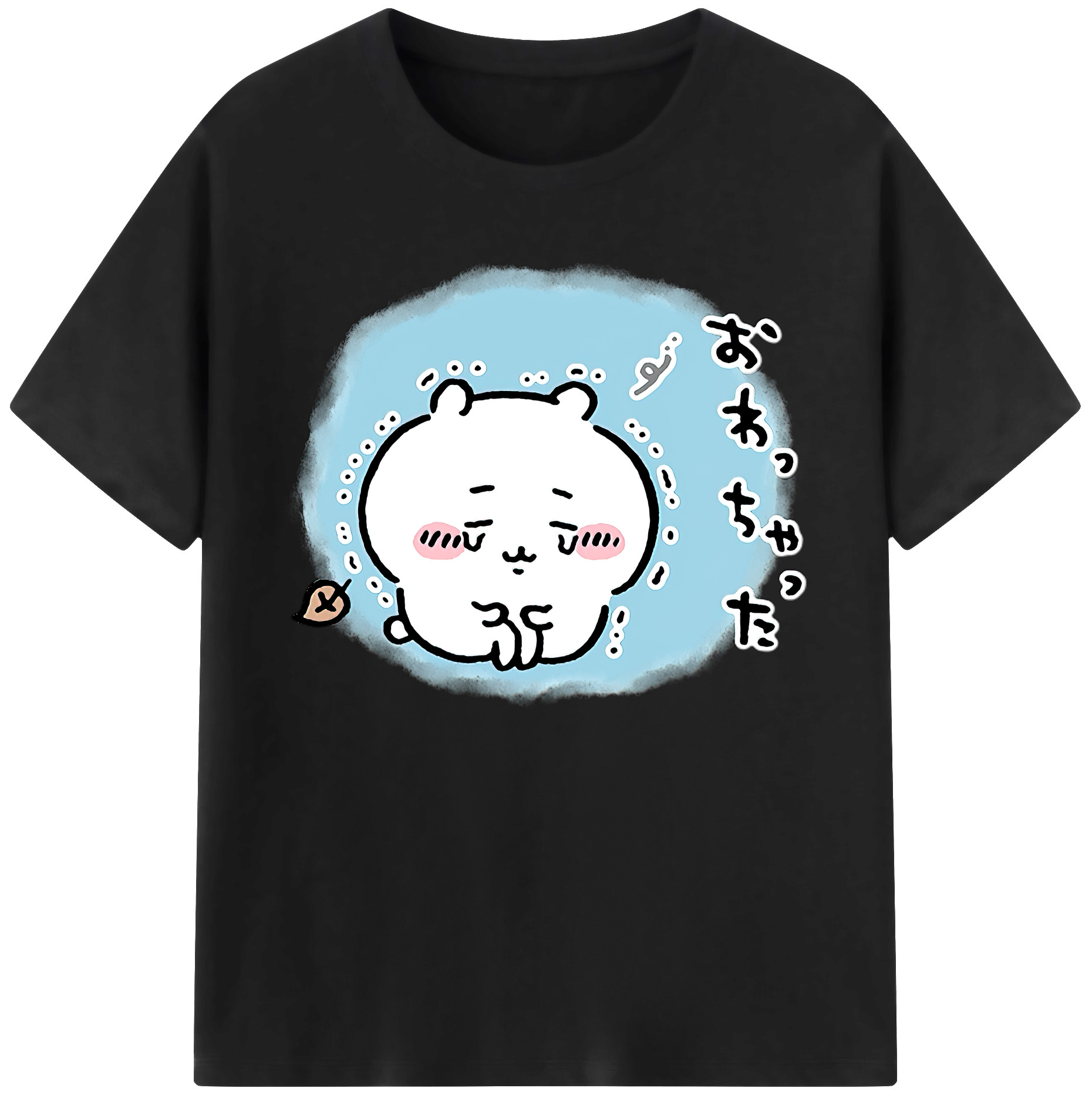 （画像用） ちいかわ ちいかわ Chii-kawa chiikawa 綿100％ メンズ半袖Tシャツ｜肌触りやわらか＆通気性