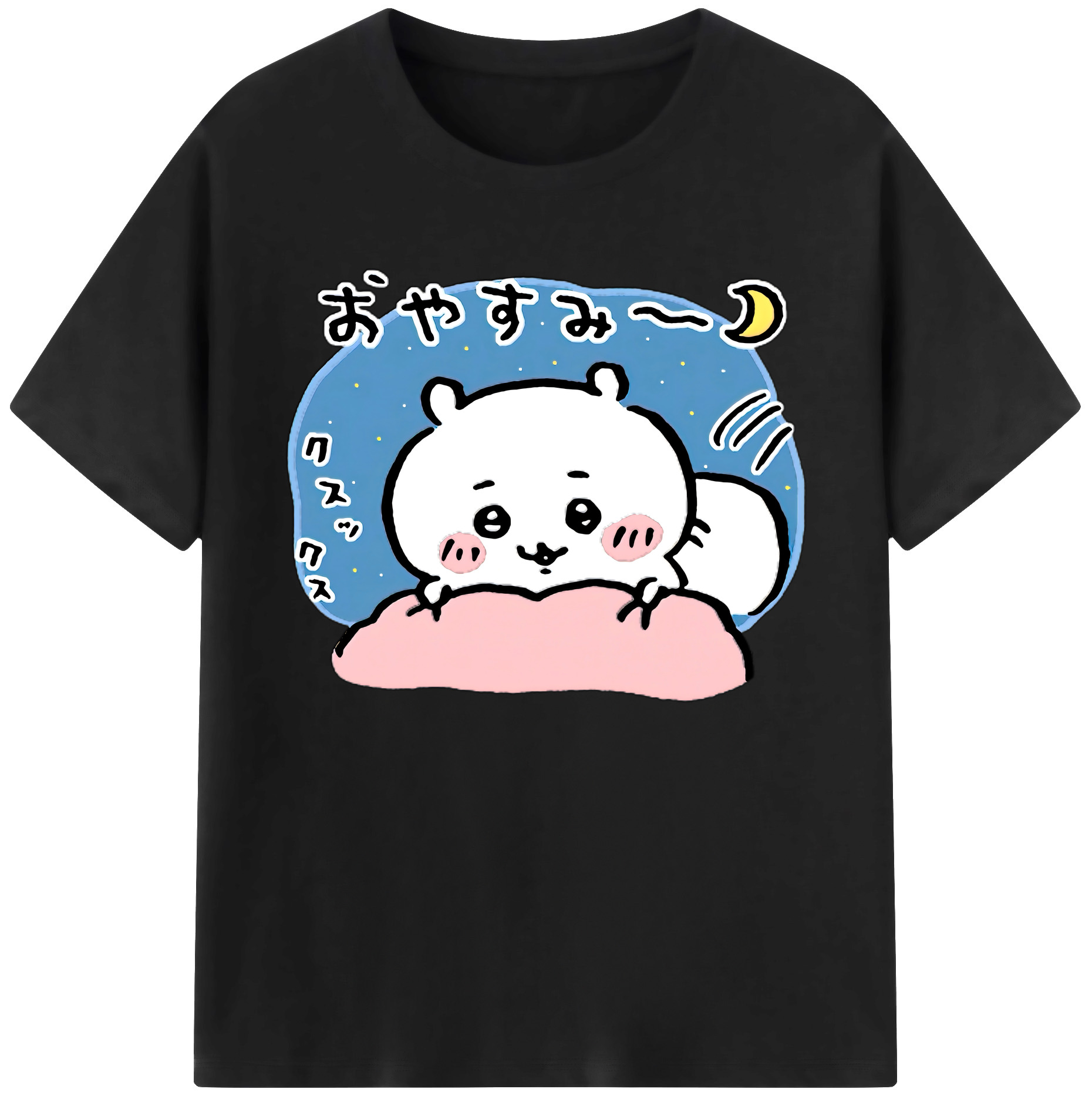 （画像用） ちいかわ ちいかわ Chii-kawa chiikawa 綿100％ メンズ半袖Tシャツ｜肌触りやわらか＆通気性