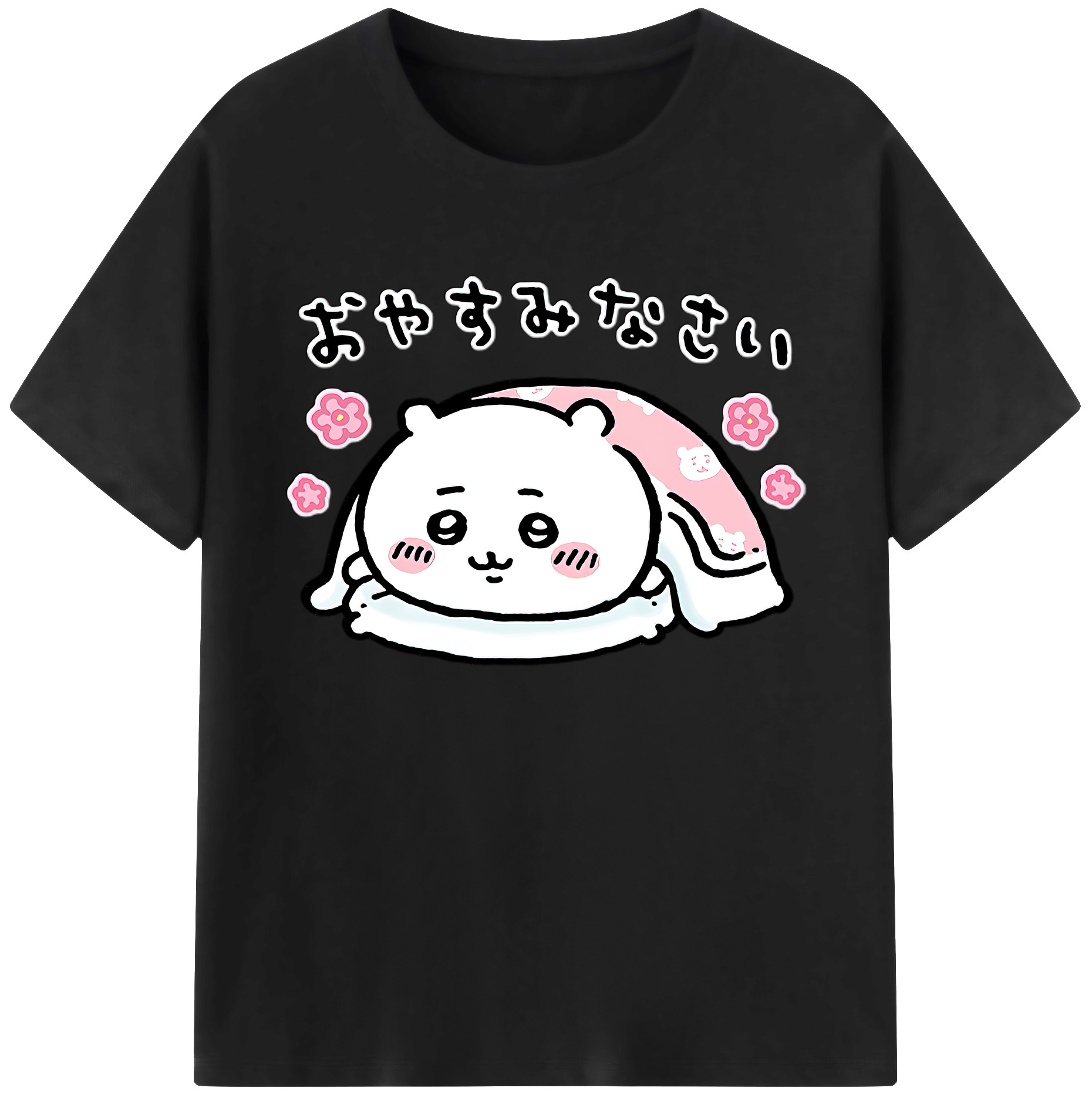 （画像用） ちいかわ ちいかわ Chii-kawa chiikawa 綿100％ メンズ半袖Tシャツ｜肌触りやわらか＆通気性