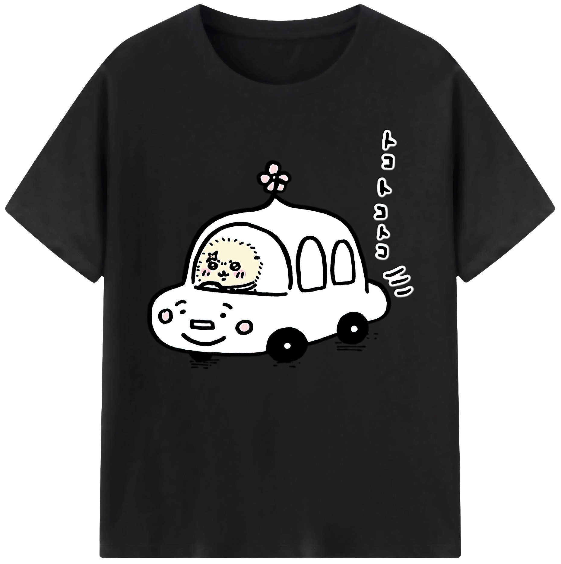（画像用） ちいかわ ラッコ Chii-kawa Sea otter 綿100％ メンズ半袖Tシャツ｜肌触りやわらか＆通気性
