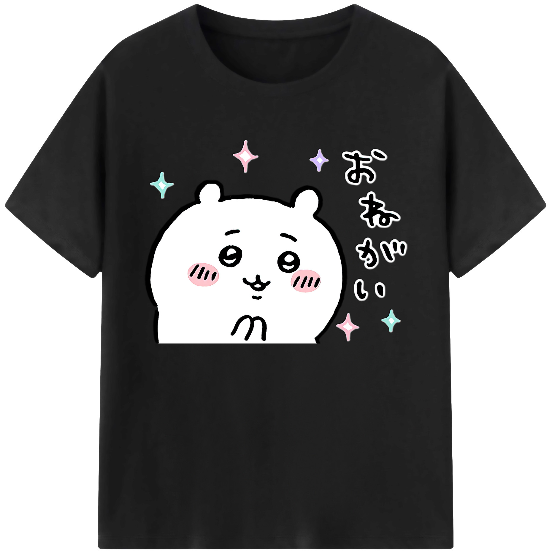 （画像用） ちいかわ ちいかわ Chii-kawa chiikawa 綿100％ メンズ半袖Tシャツ｜肌触りやわらか＆通気性