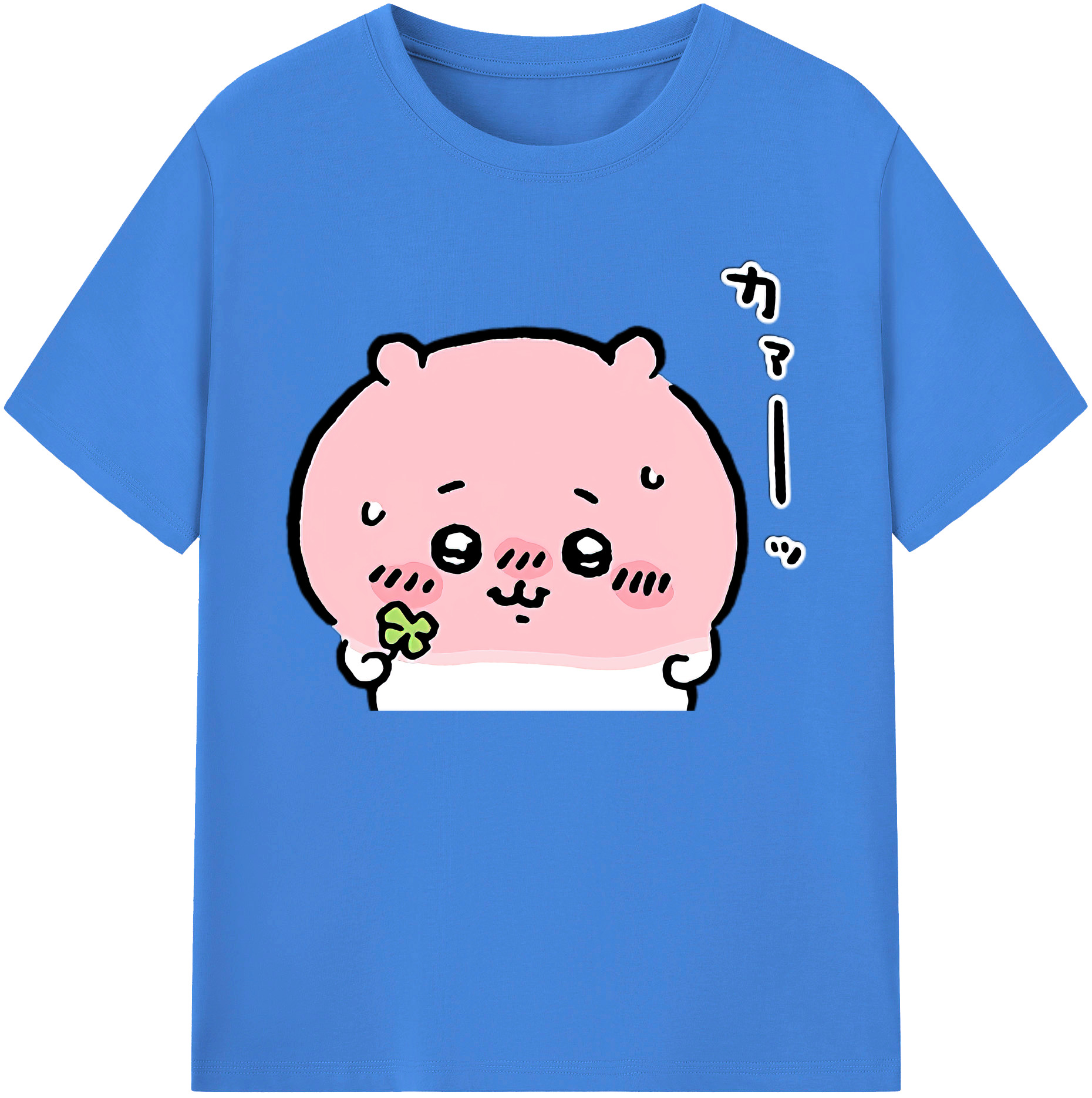 （画像用） ちいかわ ちいかわ Chii-kawa chiikawa 綿100％ メンズ半袖Tシャツ｜肌触りやわらか＆通気性