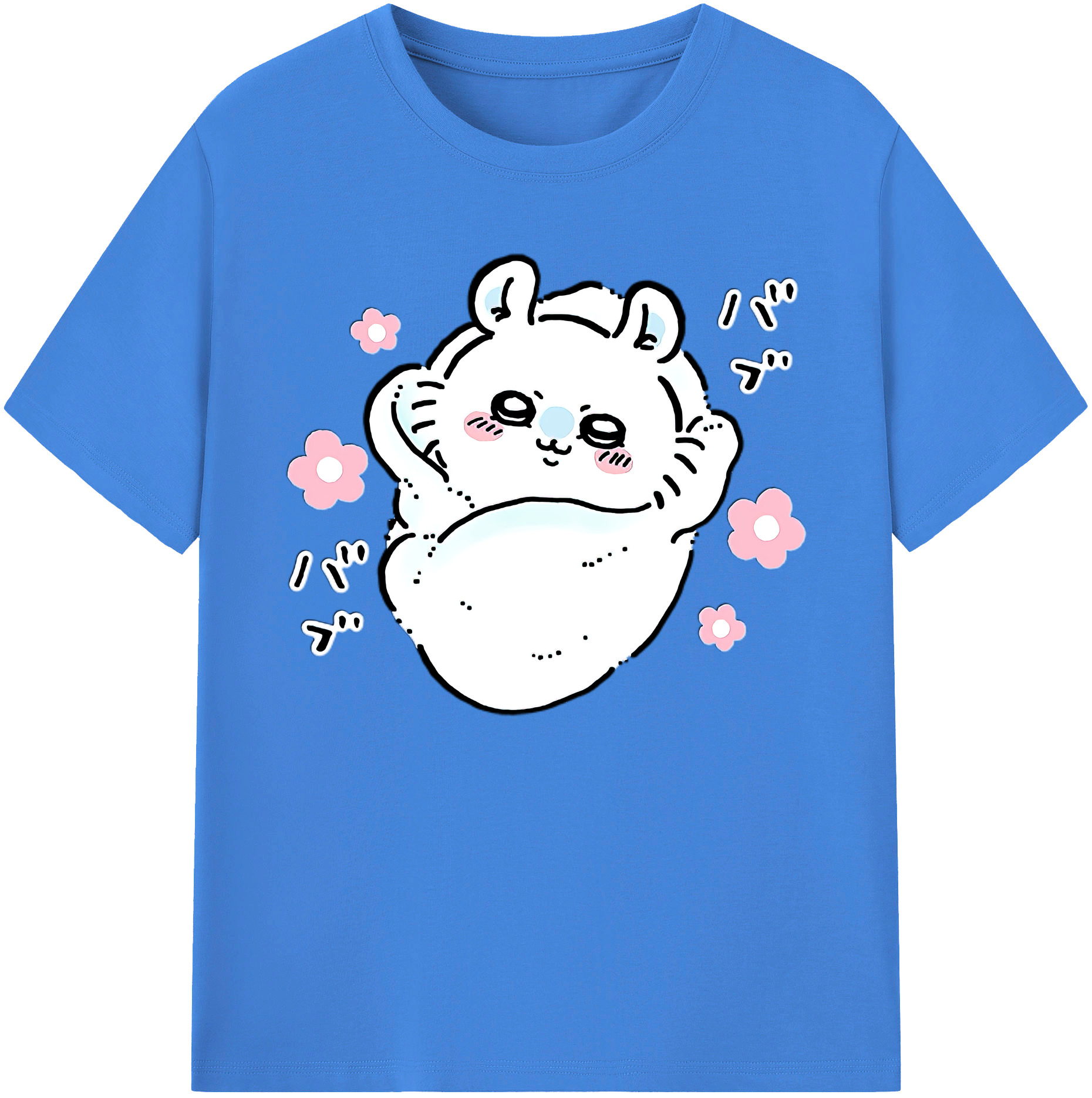 （画像用） ちいかわ モモンガ Chii-kawa Momonga 綿100％ メンズ半袖Tシャツ｜肌触りやわらか＆通気性