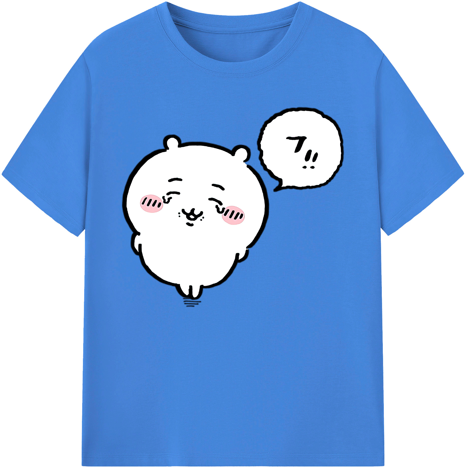 （画像用） ちいかわ ちいかわ Chii-kawa chiikawa 綿100％ メンズ半袖Tシャツ｜肌触りやわらか＆通気性