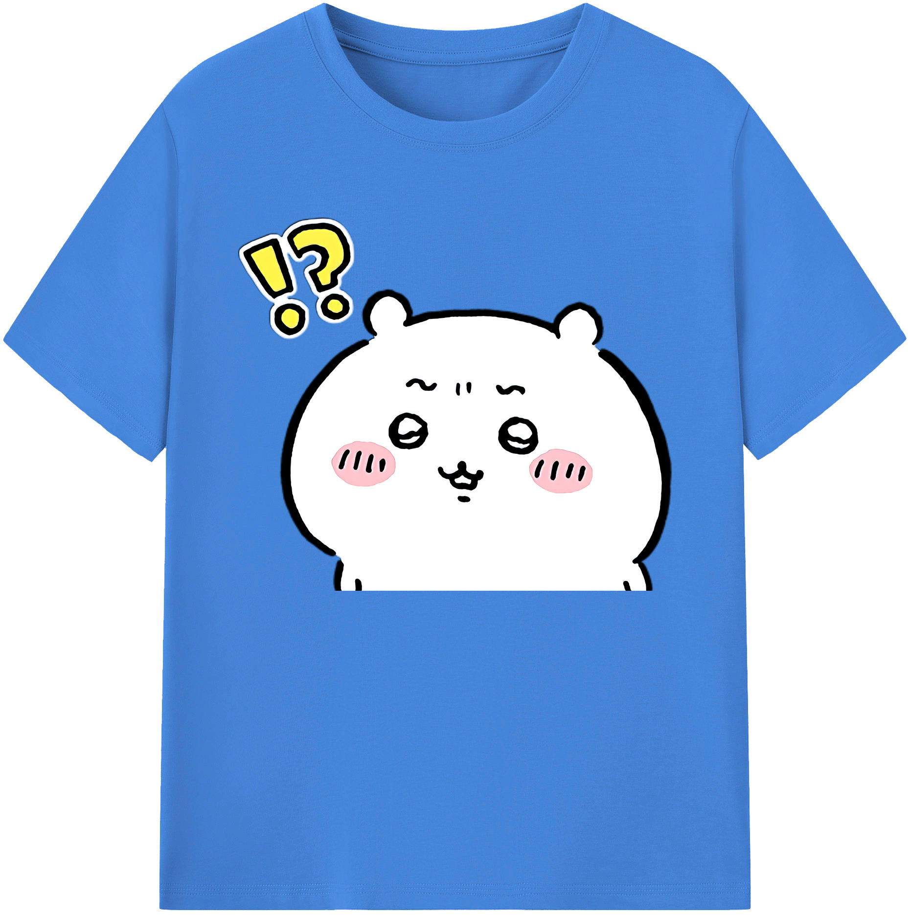 （画像用） ちいかわ ちいかわ Chii-kawa chiikawa 綿100％ メンズ半袖Tシャツ｜肌触りやわらか＆通気性