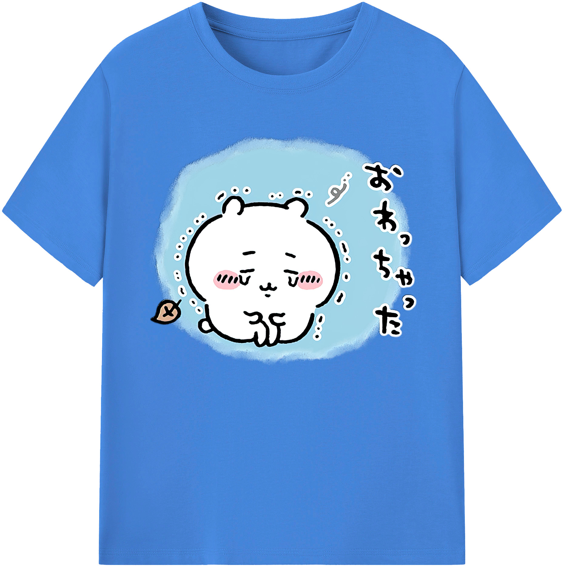 （画像用） ちいかわ ちいかわ Chii-kawa chiikawa 綿100％ メンズ半袖Tシャツ｜肌触りやわらか＆通気性