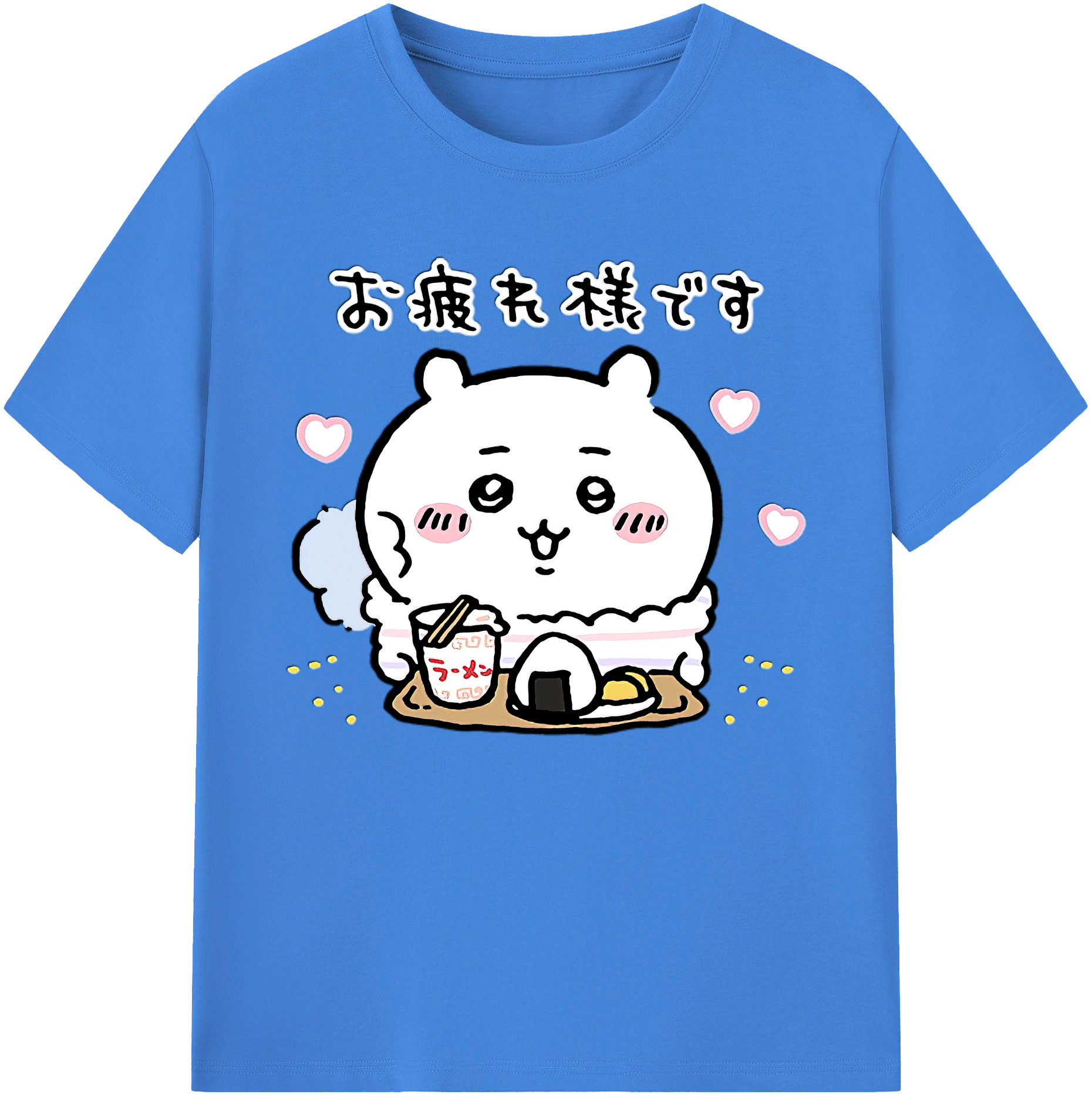（画像用） ちいかわ ちいかわ Chii-kawa chiikawa 綿100％ メンズ半袖Tシャツ｜肌触りやわらか＆通気性