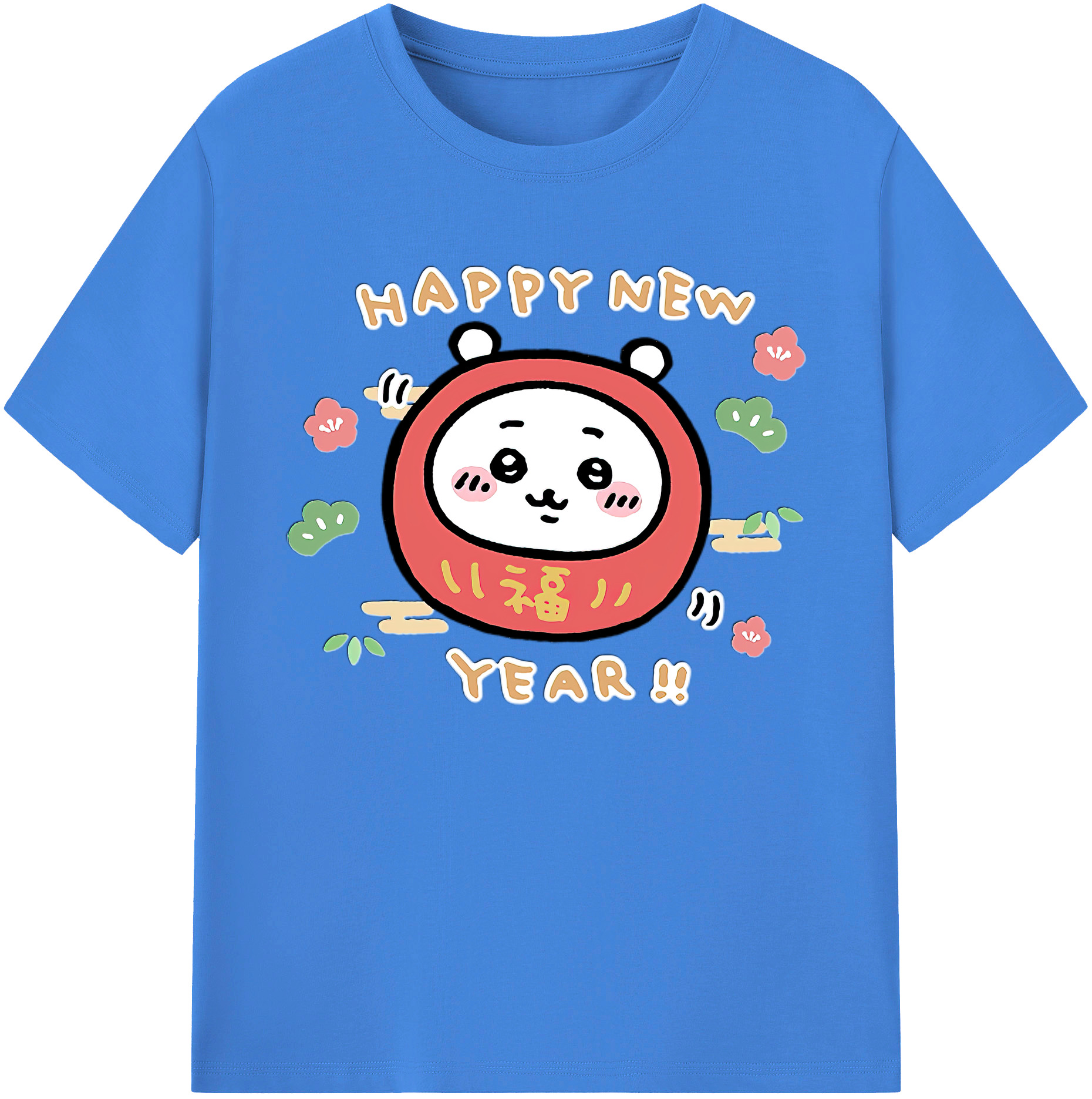 （画像用） ちいかわ ちいかわ Chii-kawa chiikawa 綿100％ メンズ半袖Tシャツ｜肌触りやわらか＆通気性