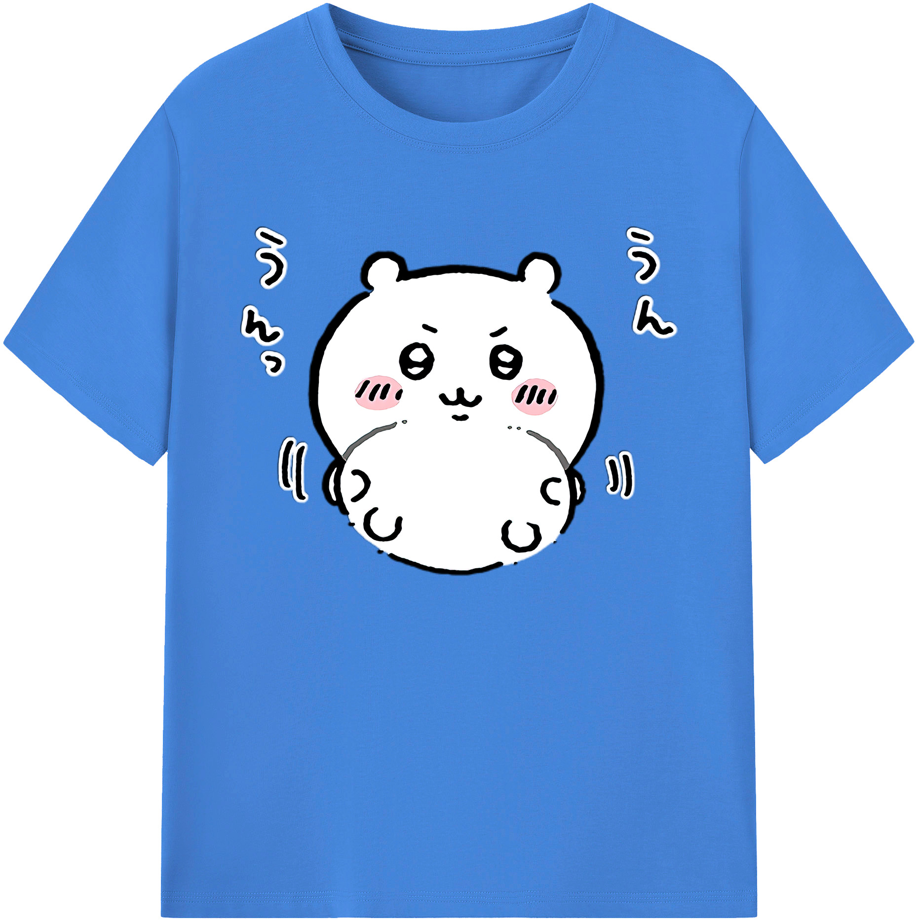 （画像用） ちいかわ ちいかわ Chii-kawa chiikawa 綿100％ メンズ半袖Tシャツ｜肌触りやわらか＆通気性