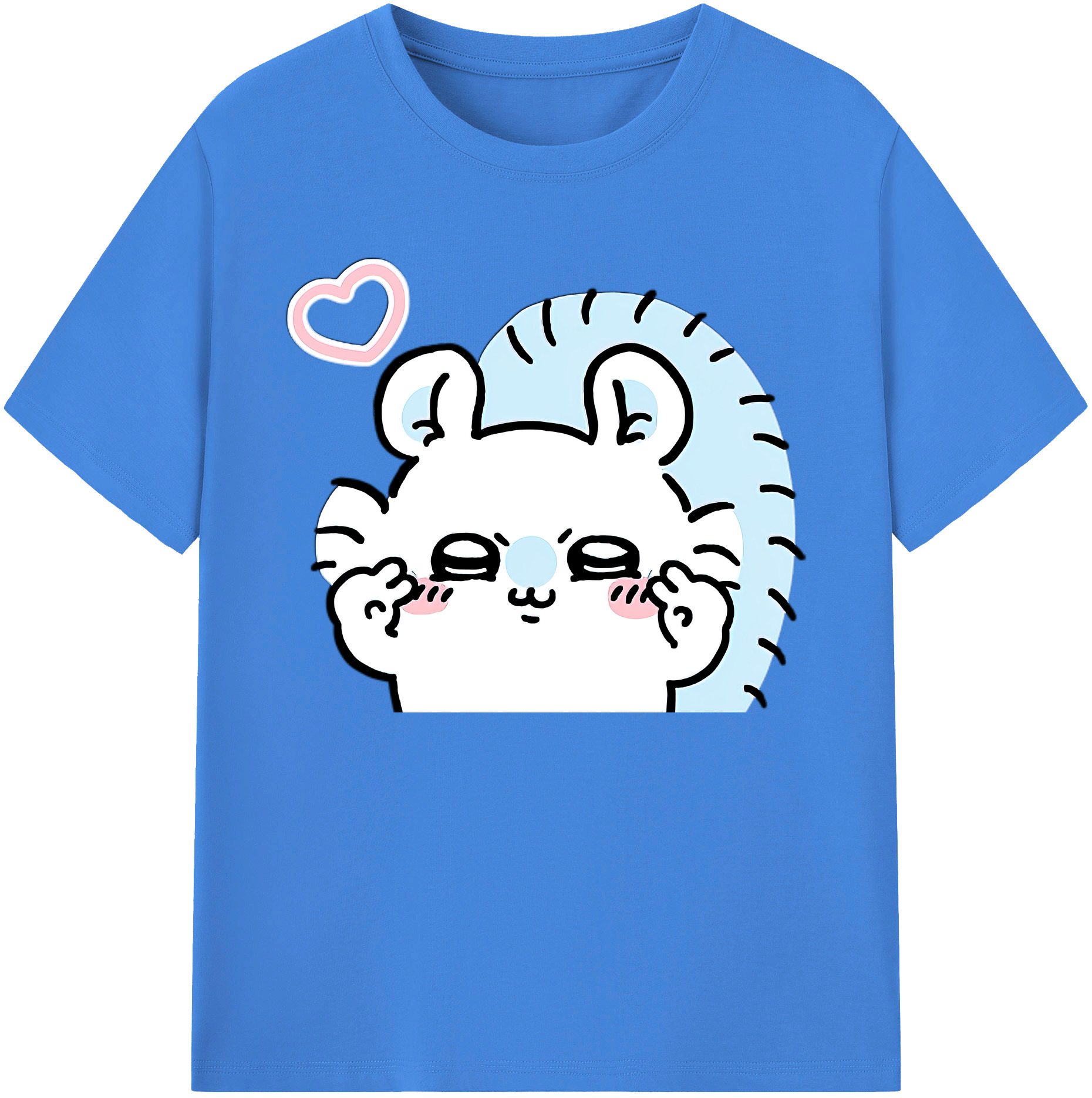 （画像用） ちいかわ モモンガ Chii-kawa Momonga 綿100％ メンズ半袖Tシャツ｜肌触りやわらか＆通気性