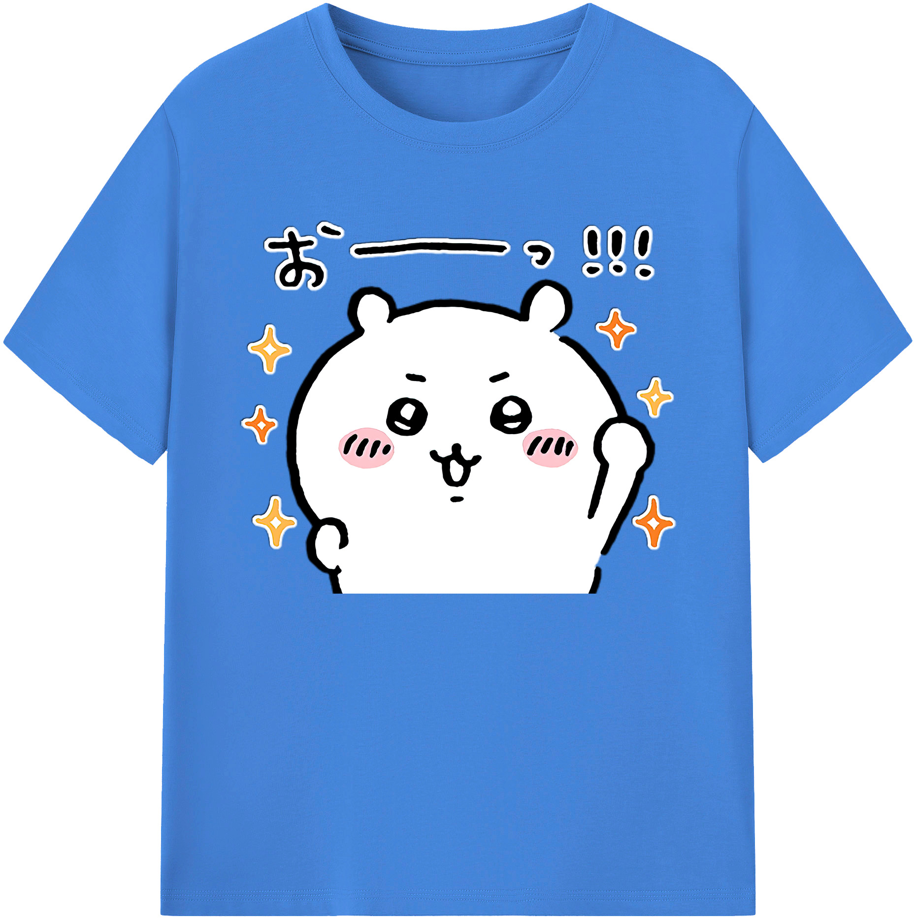 （画像用） ちいかわ ちいかわ Chii-kawa chiikawa 綿100％ メンズ半袖Tシャツ｜肌触りやわらか＆通気性