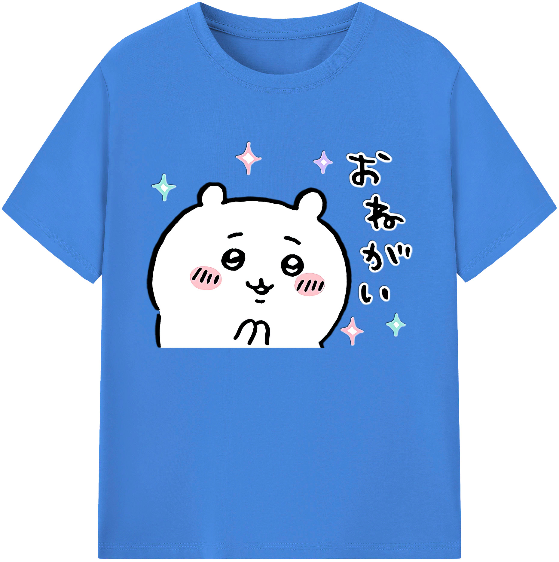 （画像用） ちいかわ ちいかわ Chii-kawa chiikawa 綿100％ メンズ半袖Tシャツ｜肌触りやわらか＆通気性