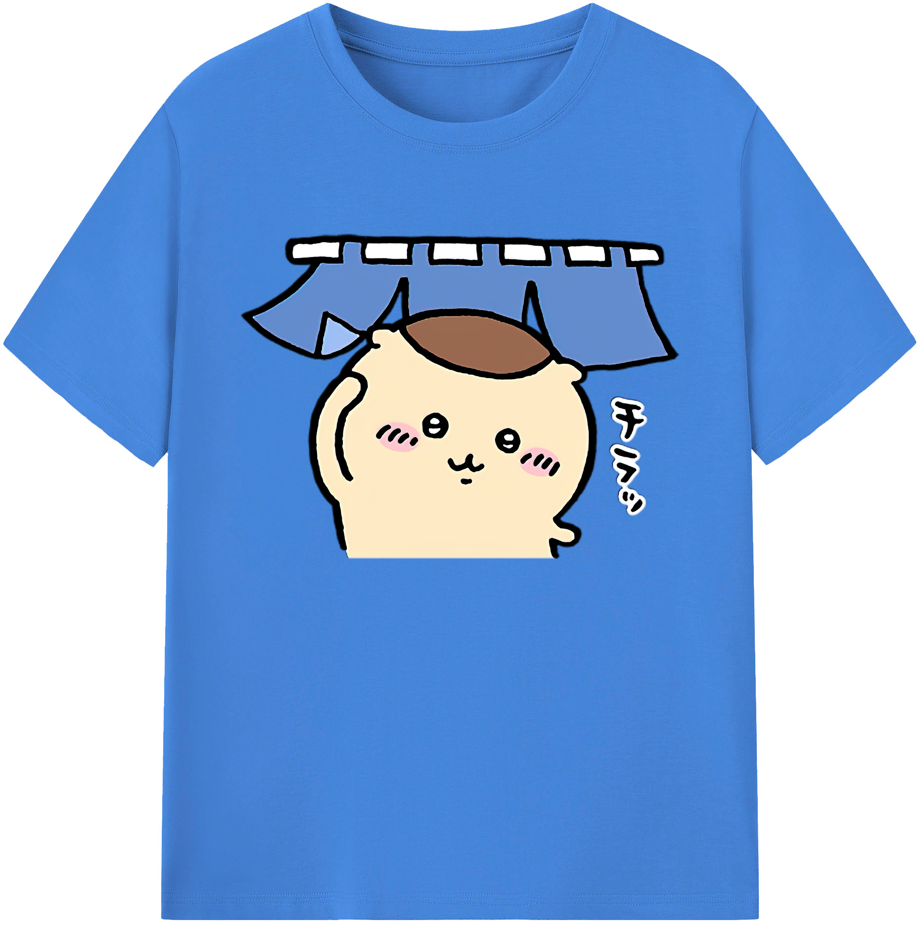 （画像用） ちいかわ くりまんじゅう Chii-kawa kuri manjū 綿100％ メンズ半袖Tシャツ｜肌触りやわらか＆通気性