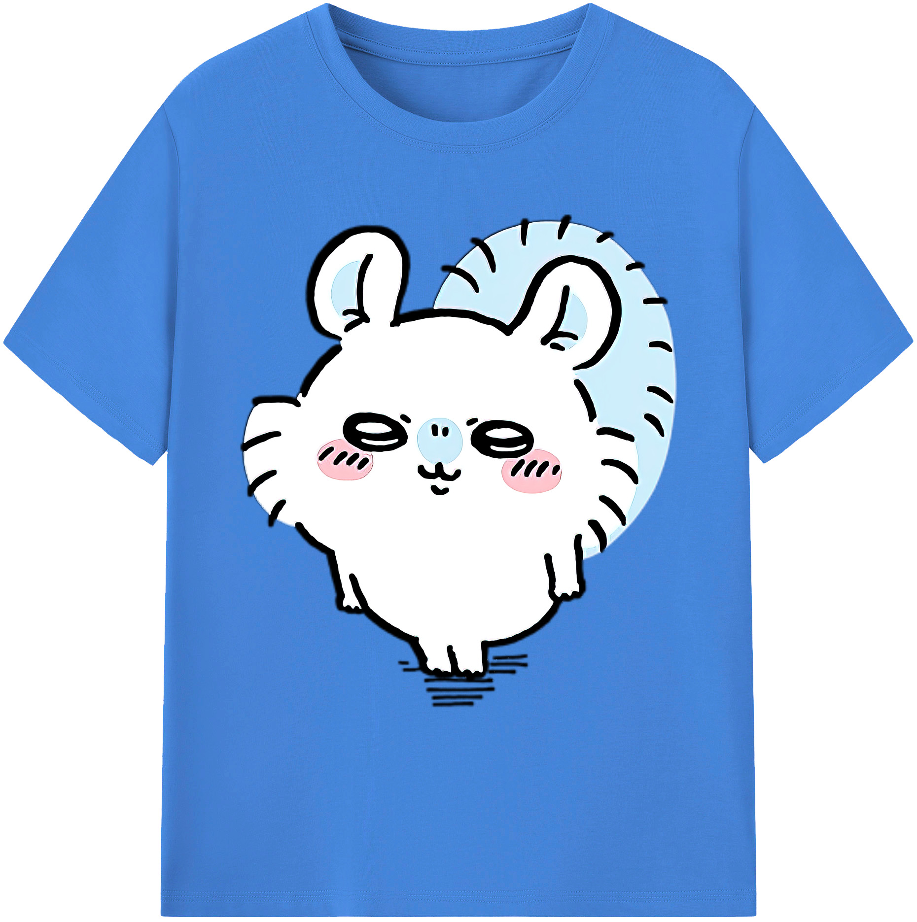 （画像用） ちいかわ モモンガ Chii-kawa Momonga 綿100％ メンズ半袖Tシャツ｜肌触りやわらか＆通気性