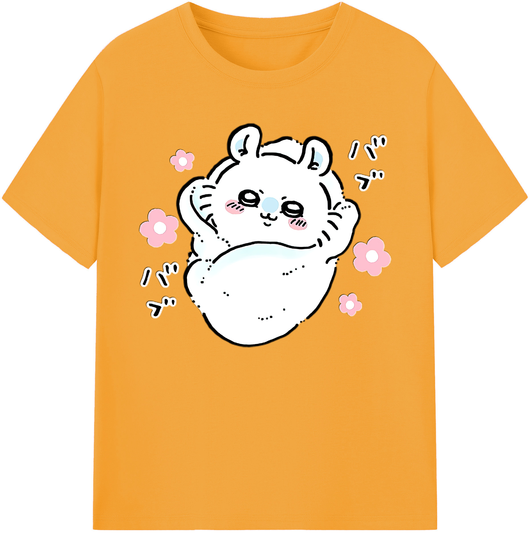 （画像用） ちいかわ モモンガ Chii-kawa Momonga 綿100％ メンズ半袖Tシャツ｜肌触りやわらか＆通気性