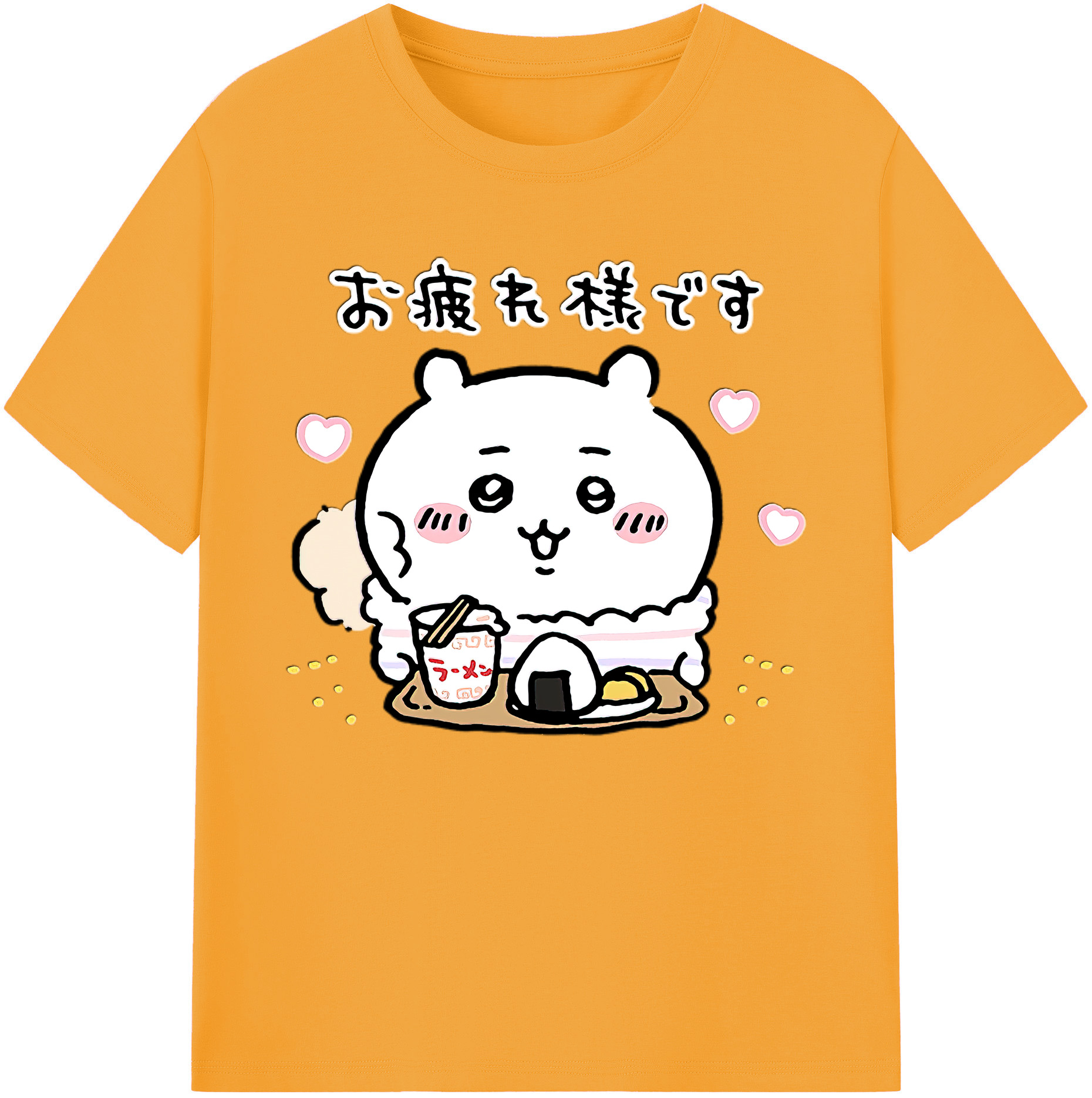 （画像用） ちいかわ ちいかわ Chii-kawa chiikawa 綿100％ メンズ半袖Tシャツ｜肌触りやわらか＆通気性