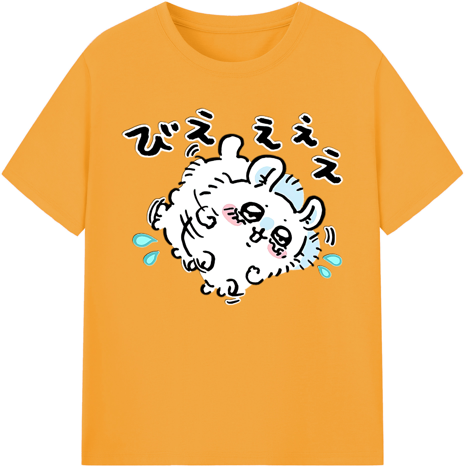 （画像用） ちいかわ モモンガ Chii-kawa Momonga 綿100％ メンズ半袖Tシャツ｜肌触りやわらか＆通気性
