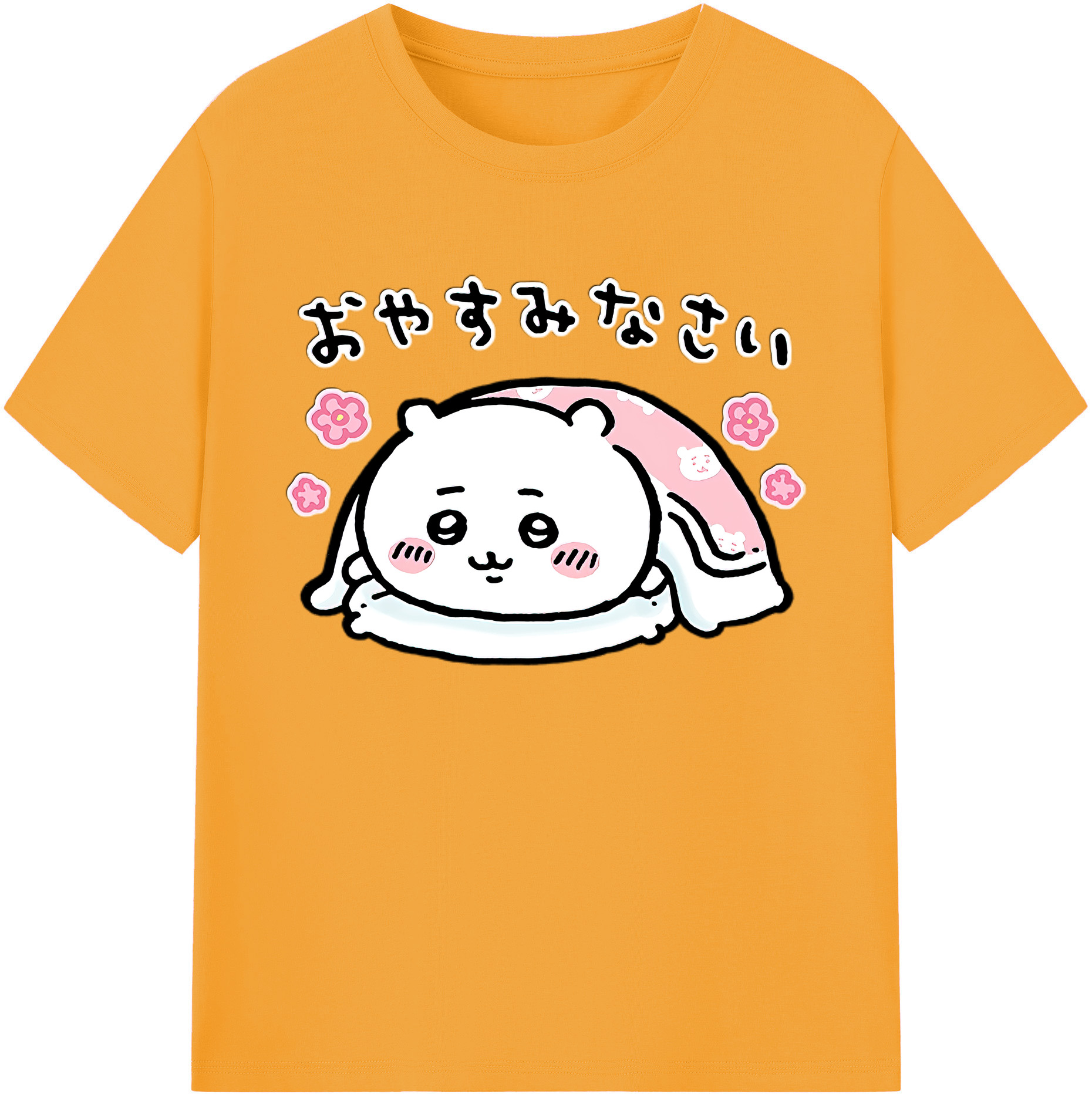 （画像用） ちいかわ ちいかわ Chii-kawa chiikawa 綿100％ メンズ半袖Tシャツ｜肌触りやわらか＆通気性