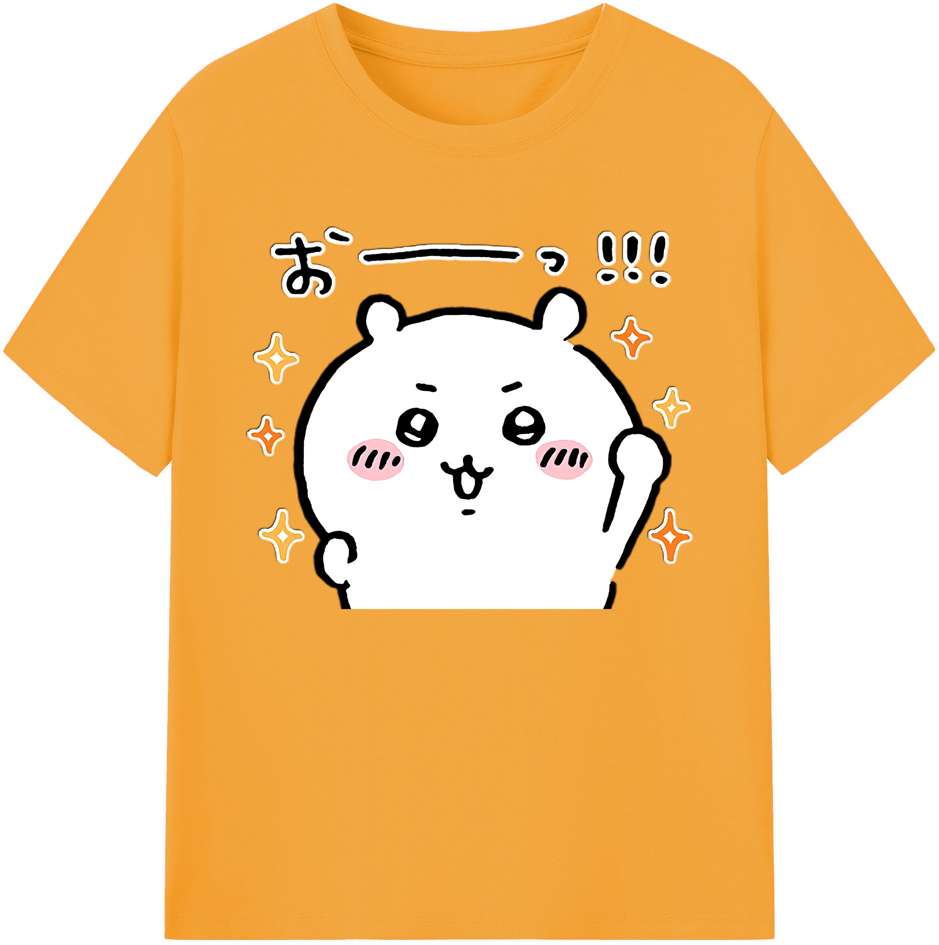 （画像用） ちいかわ ちいかわ Chii-kawa chiikawa 綿100％ メンズ半袖Tシャツ｜肌触りやわらか＆通気性