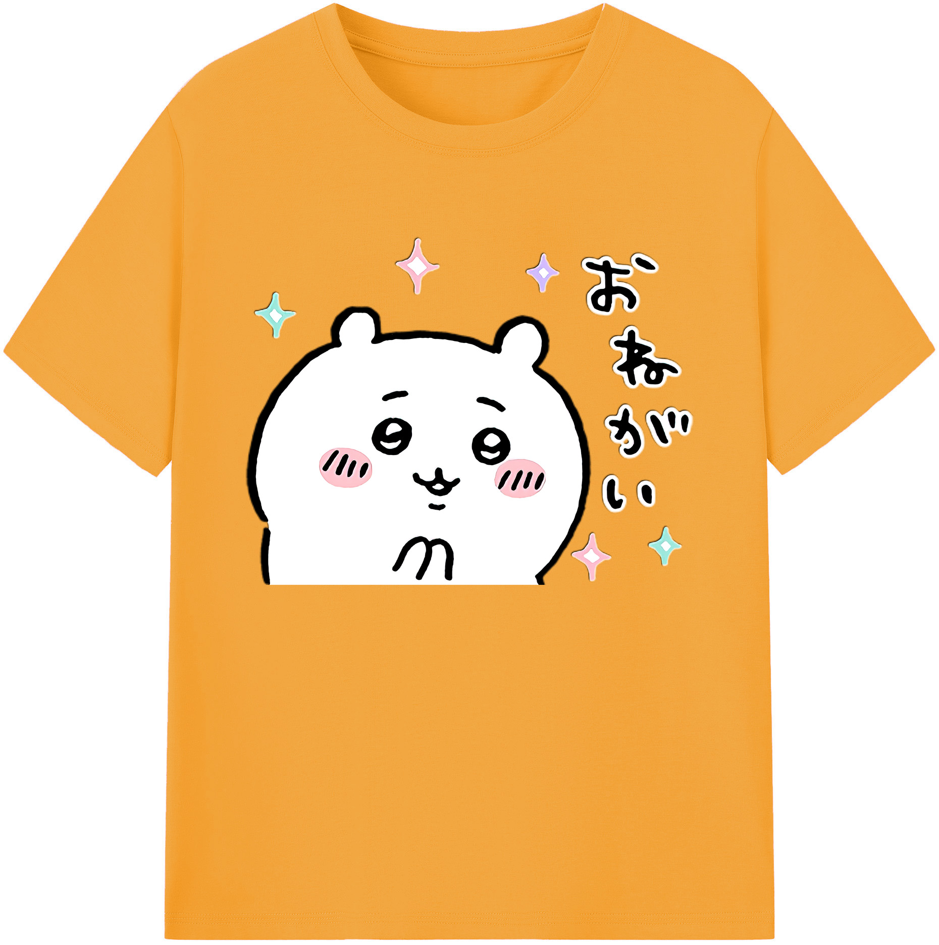 （画像用） ちいかわ ちいかわ Chii-kawa chiikawa 綿100％ メンズ半袖Tシャツ｜肌触りやわらか＆通気性