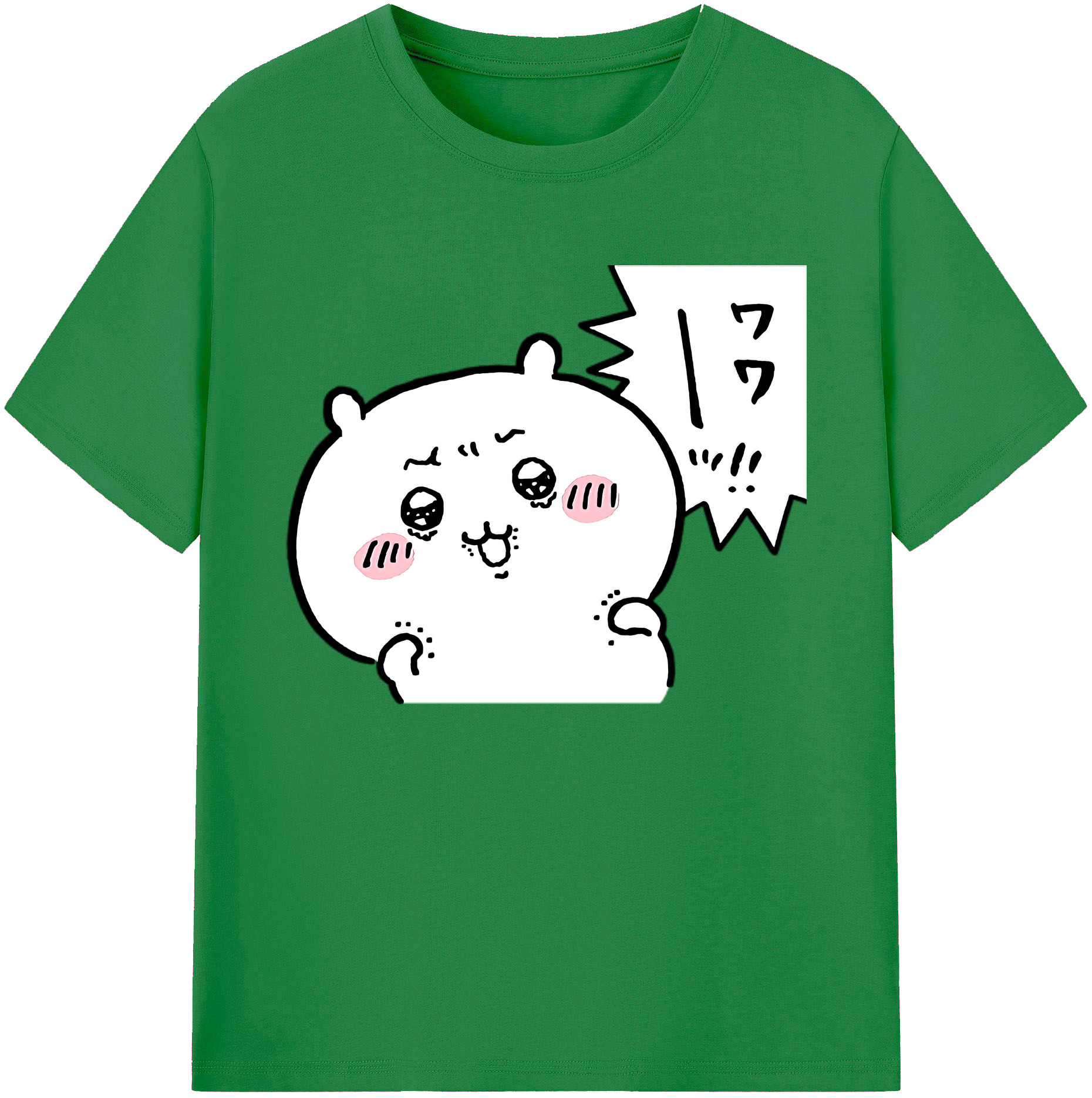 （画像用） ちいかわ ちいかわ Chii-kawa chiikawa 綿100％ メンズ半袖Tシャツ｜肌触りやわらか＆通気性