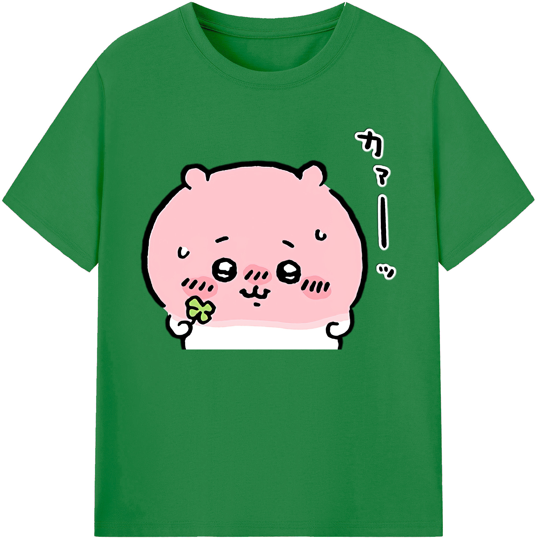 （画像用） ちいかわ ちいかわ Chii-kawa chiikawa 綿100％ メンズ半袖Tシャツ｜肌触りやわらか＆通気性